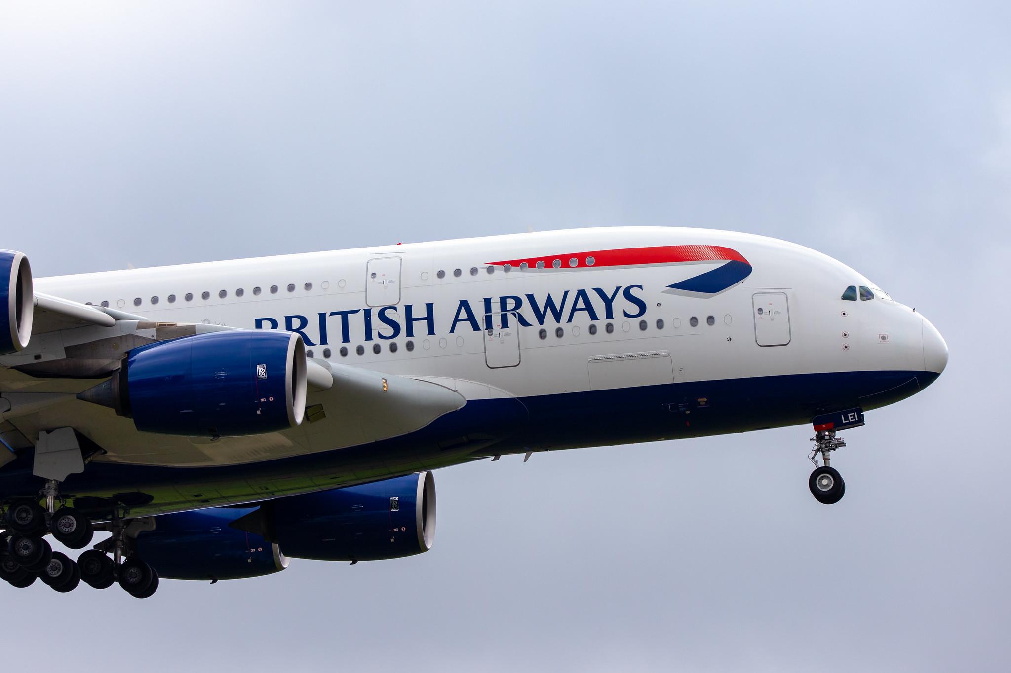 London Heathrow Airport: British Airways (BA / BAW) |  Airbus A380-841 A388 | G-XLEI | MSN 173
