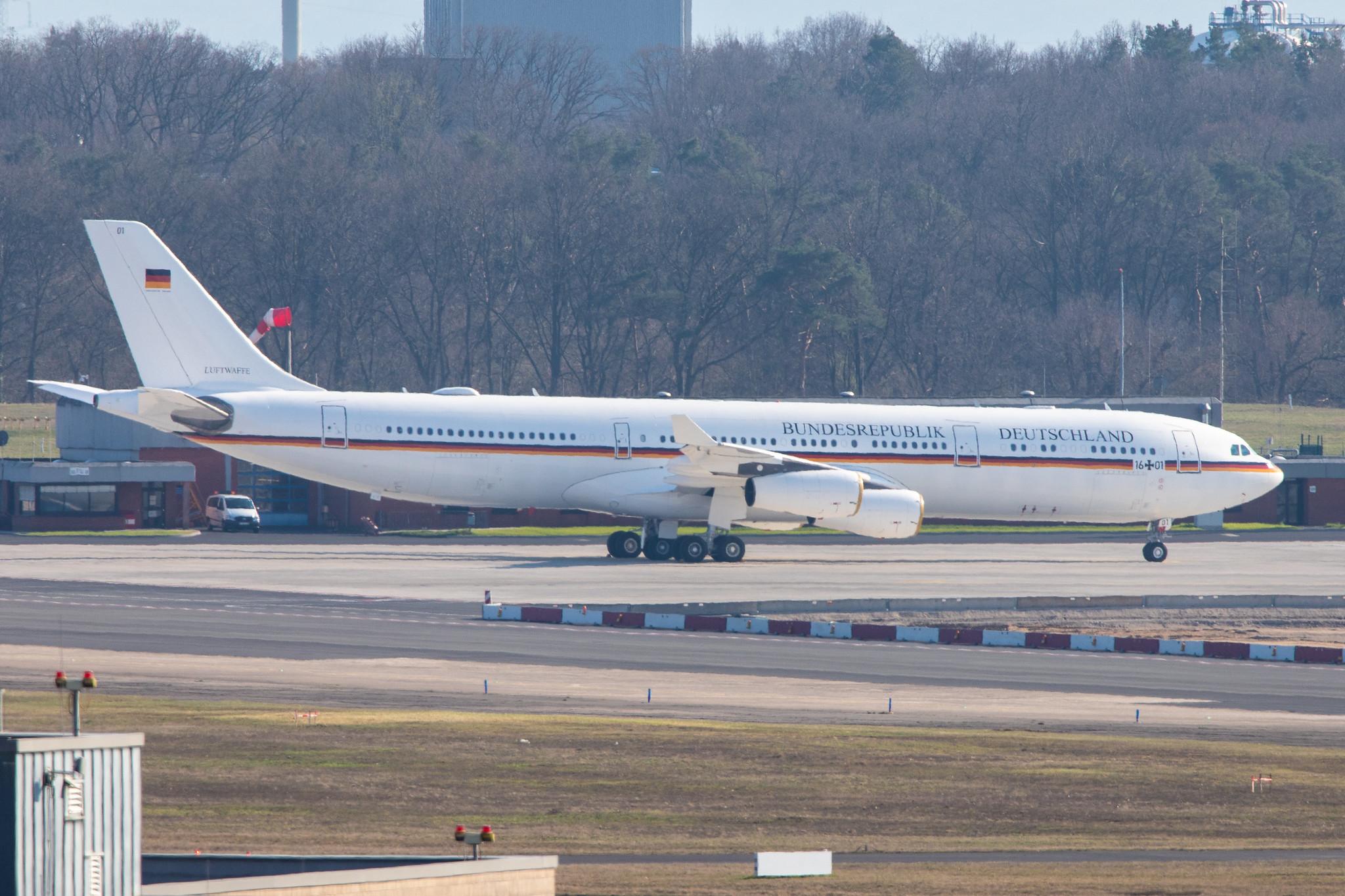 Köln Bonn Airport: German Air Force ( / GAF) | Airbus A340-313 A343 | 16+01 | MSN 274