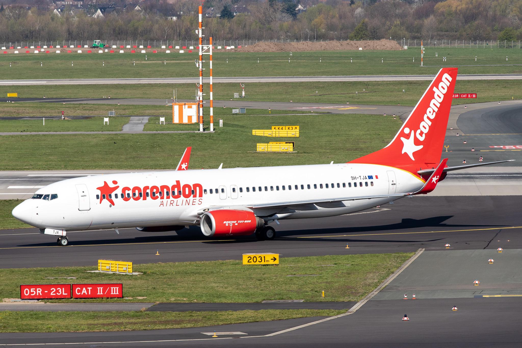 Düsseldorf Airport: Corendon Airlines (XC / CAI) | Operator: Corendon Airlines Europe |  Boeing 737-8F2 B738 | 9H-TJA | MSN 34409