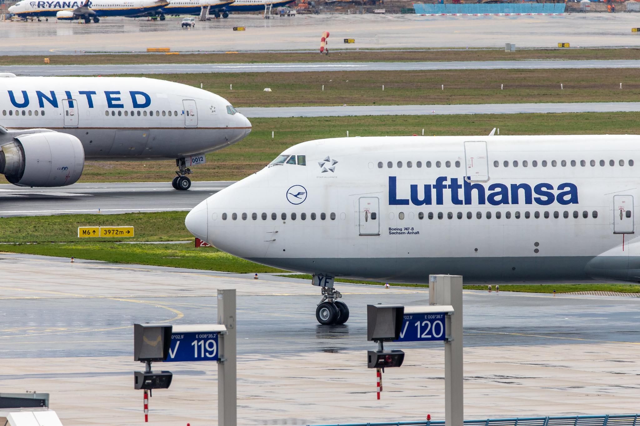 Frankfurt Airport: Lufthansa (LH / DLH) |  Boeing 747-830 B748 | D-ABYF | MSN 37830