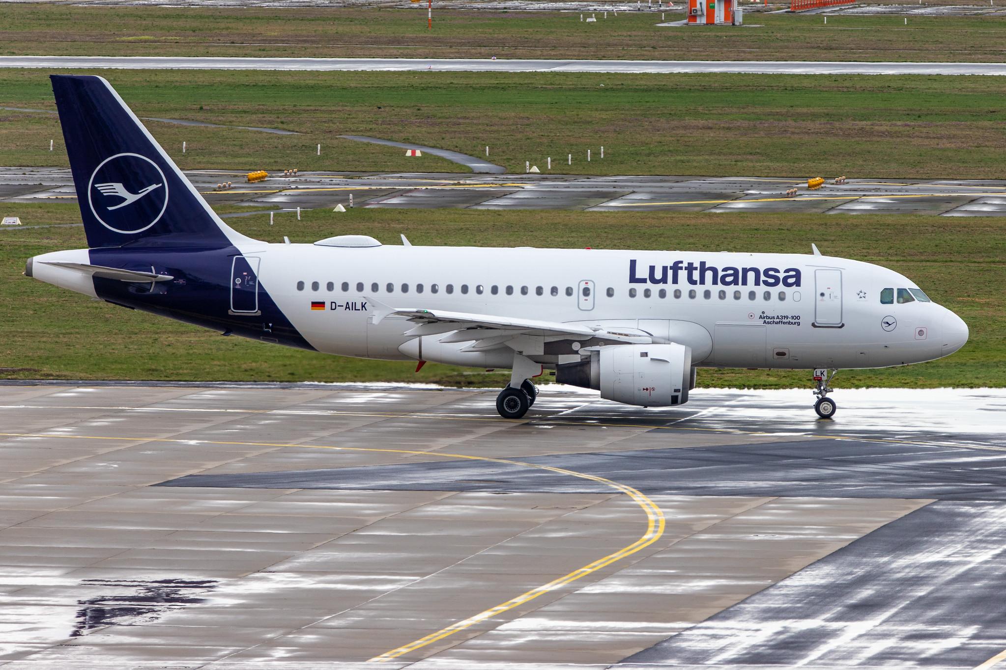 Frankfurt Airport: Lufthansa (LH / DLH) |  Airbus A319-114 A319 | D-AILK | MSN 0679