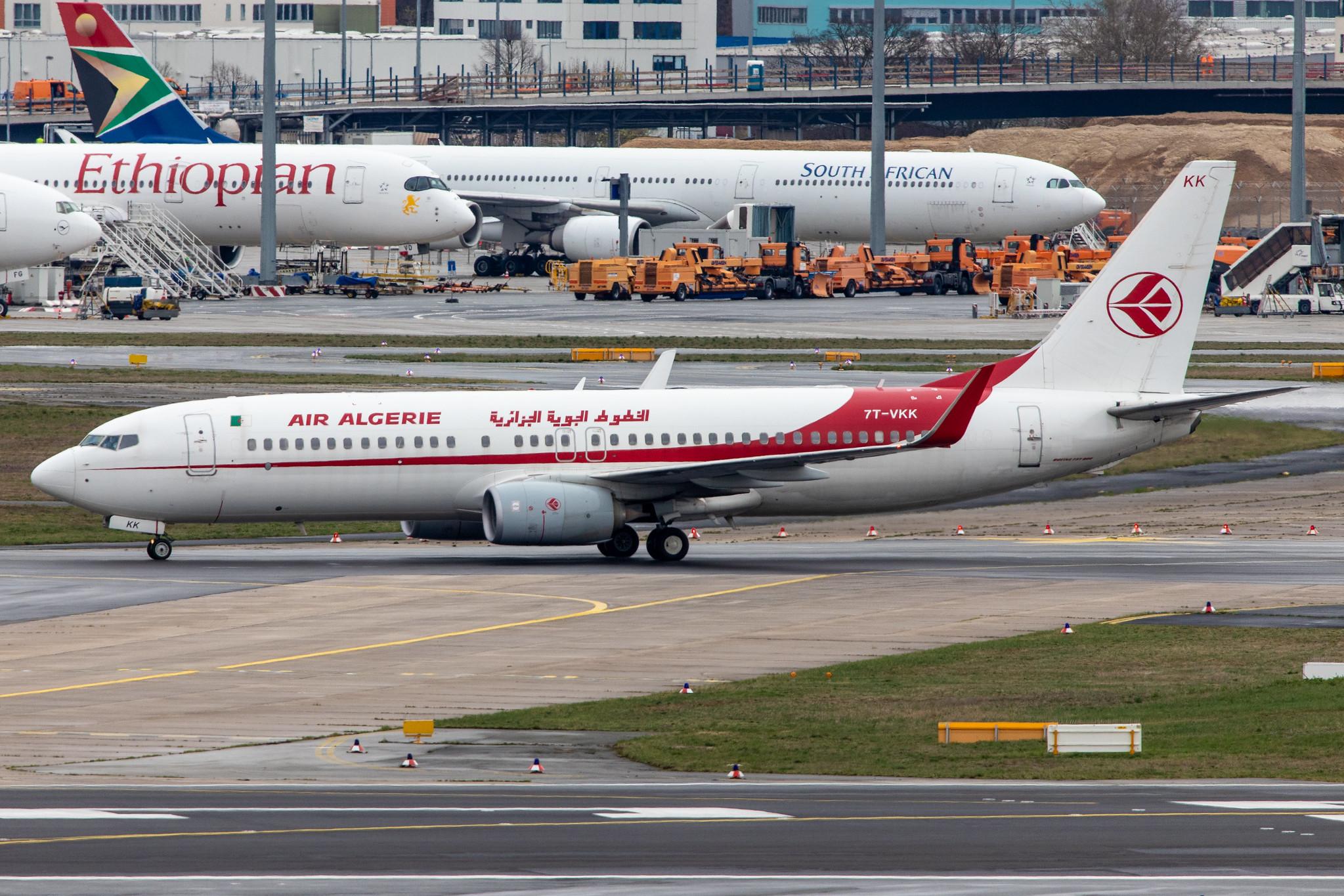 Frankfurt Airport: Air Algerie (AH / DAH) |  Boeing 737-8D6 B738 | 7T-VKK | MSN 60747
