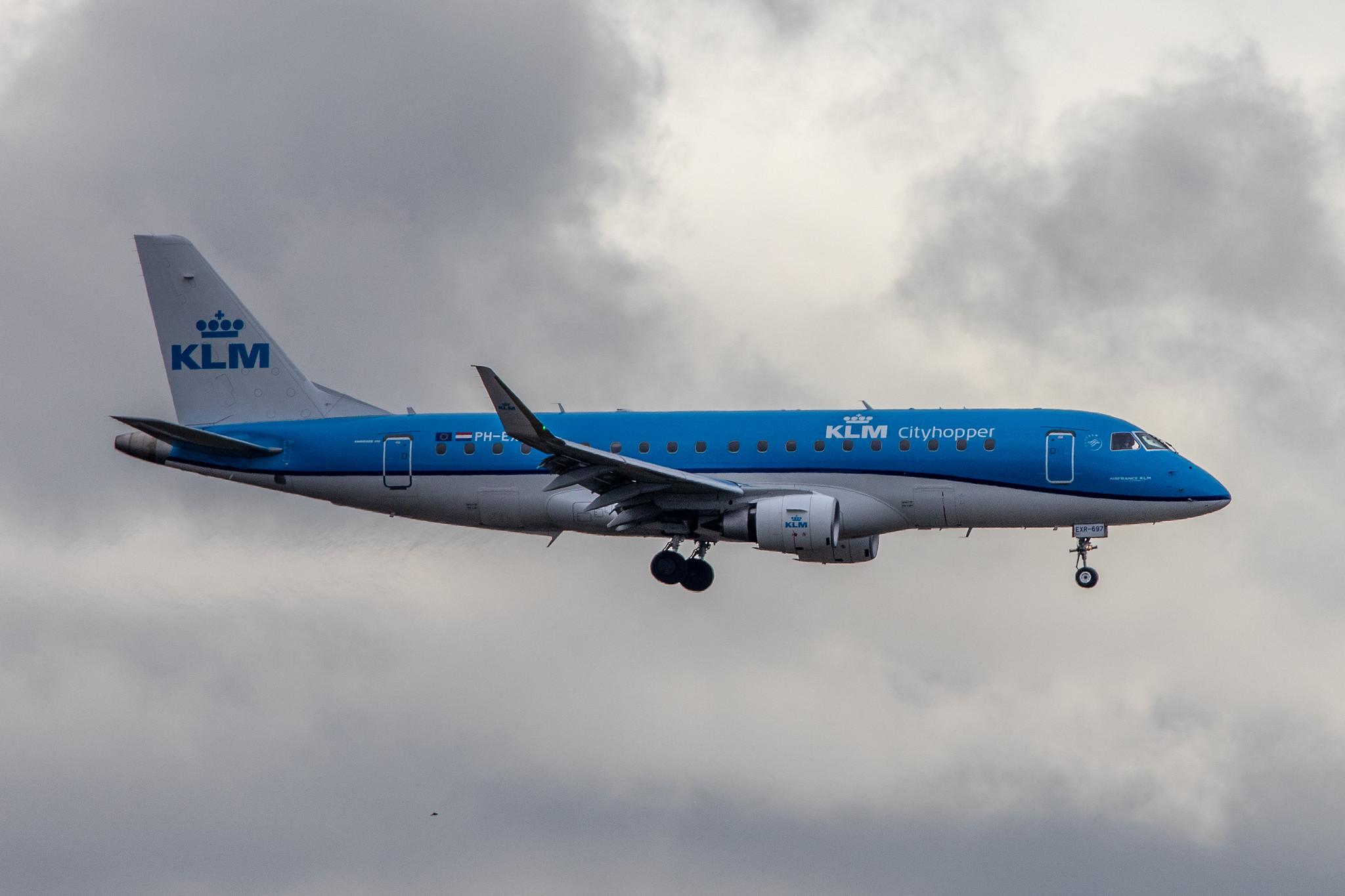 Frankfurt Airport: KLM (KL / KLM) | Operator: KLM Cityhopper |  Embraer E175STD E75L | PH-EXR | MSN 17000697