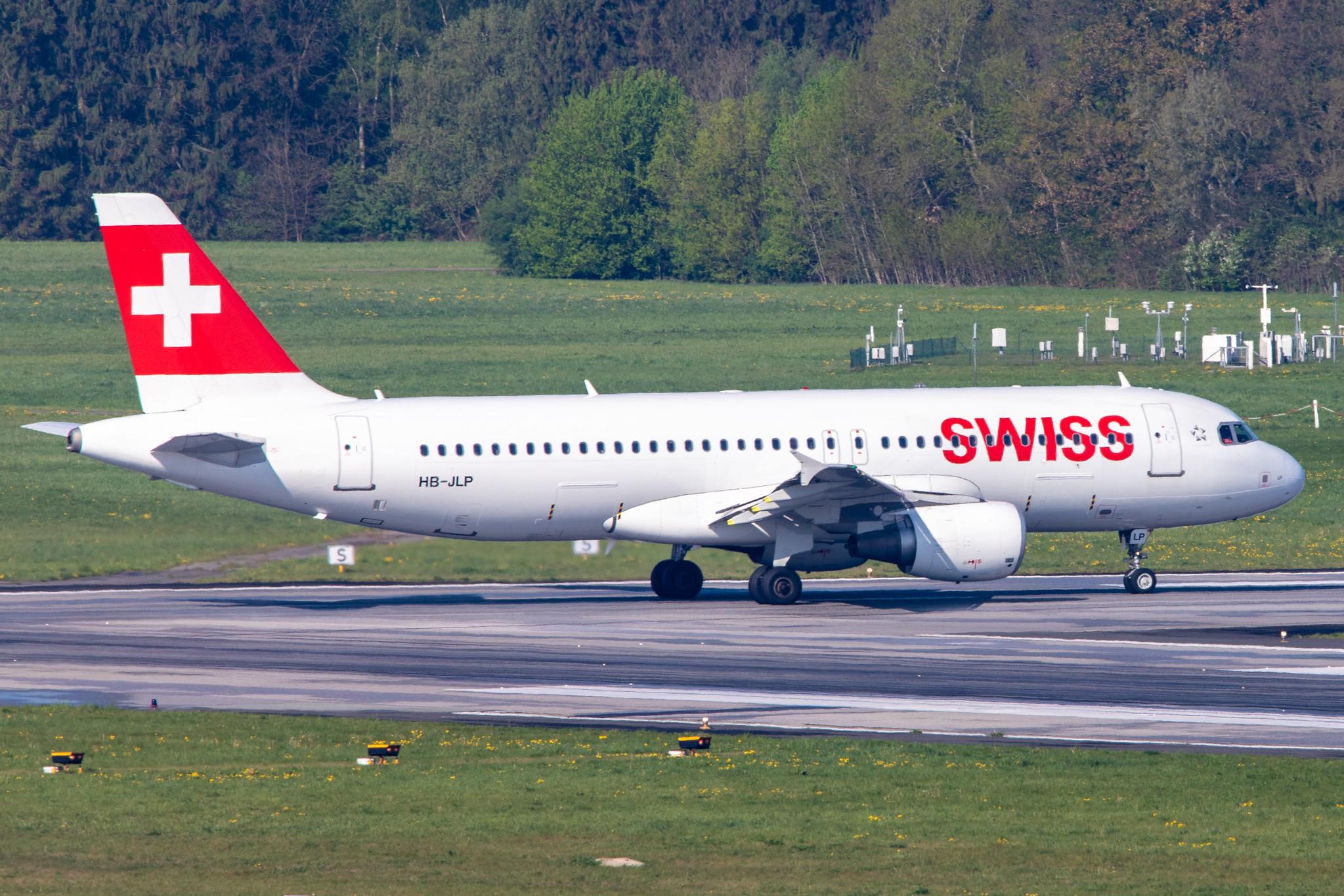 Hamburg Airport: Swiss (LX / SWR) |  Airbus A320-214 A320 | HB-JLP | MSN 4618