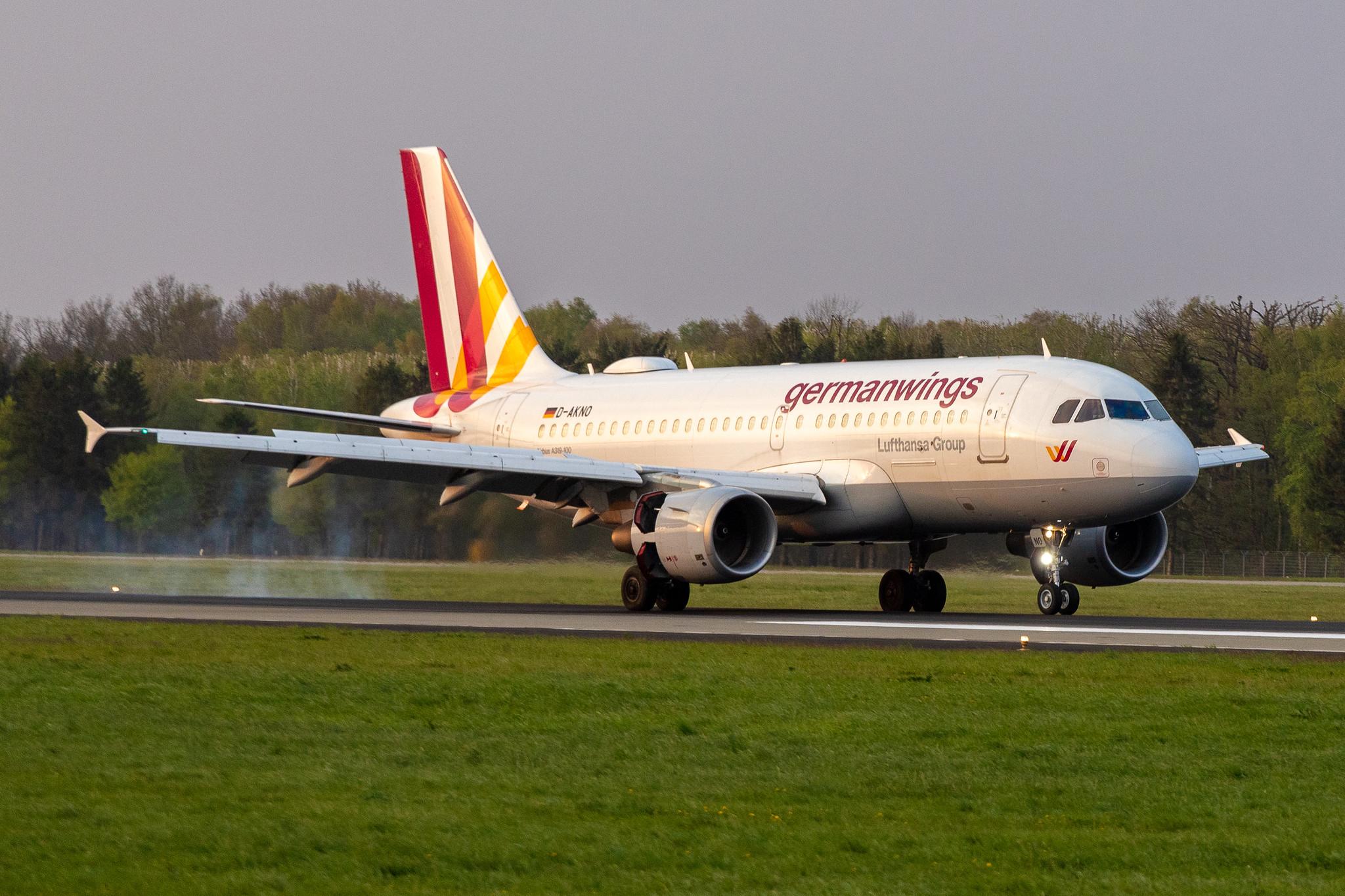 Hamburg Airport: Eurowings (EW / EWG) | Operator: Germanwings |  Airbus A319-112 A319 | D-AKNO | MSN 1147