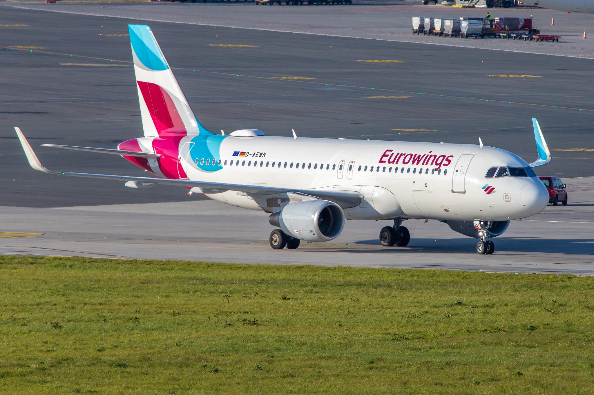 Hamburg Airport: Eurowings (EW / EWG) |  Airbus A320-214 A320 | D-AEWN | MSN 7393