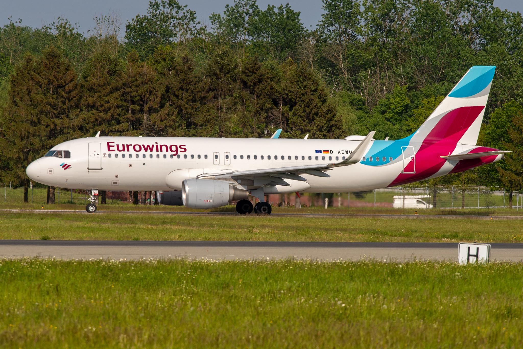 Hamburg Airport: Eurowings (EW / EWG) |  Airbus A320-214 A320 | D-AEWU | MSN 7513