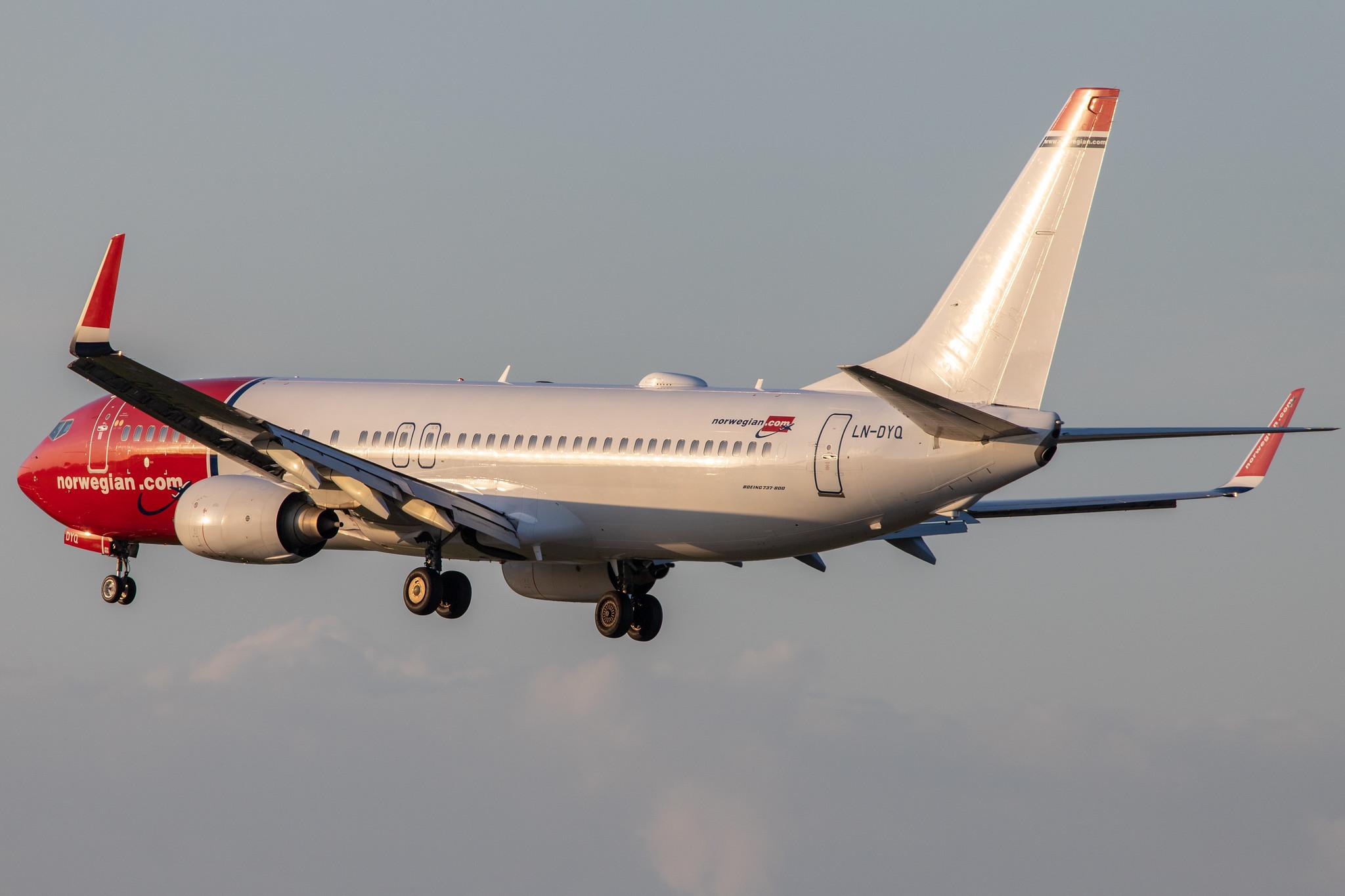 Hamburg Airport: Norwegian (DY / NAX) |  Livery: Helge Ingstadt Livery |  Boeing 737-8JP B738 | LN-DYQ | MSN 40869