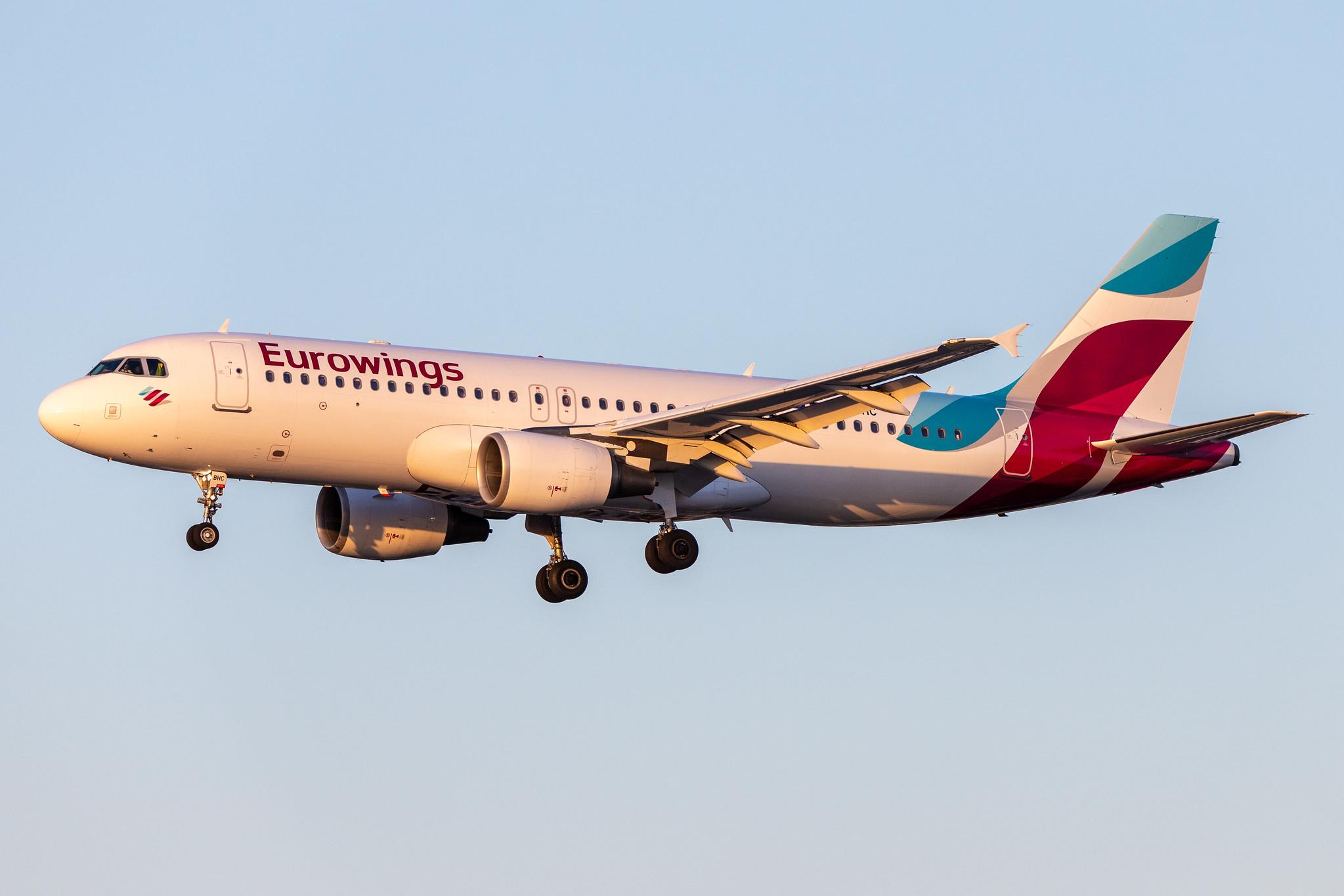 Hamburg Airport: Eurowings (EW / EWG) |  Airbus A320-214 A320 | D-ABHC | MSN 3594