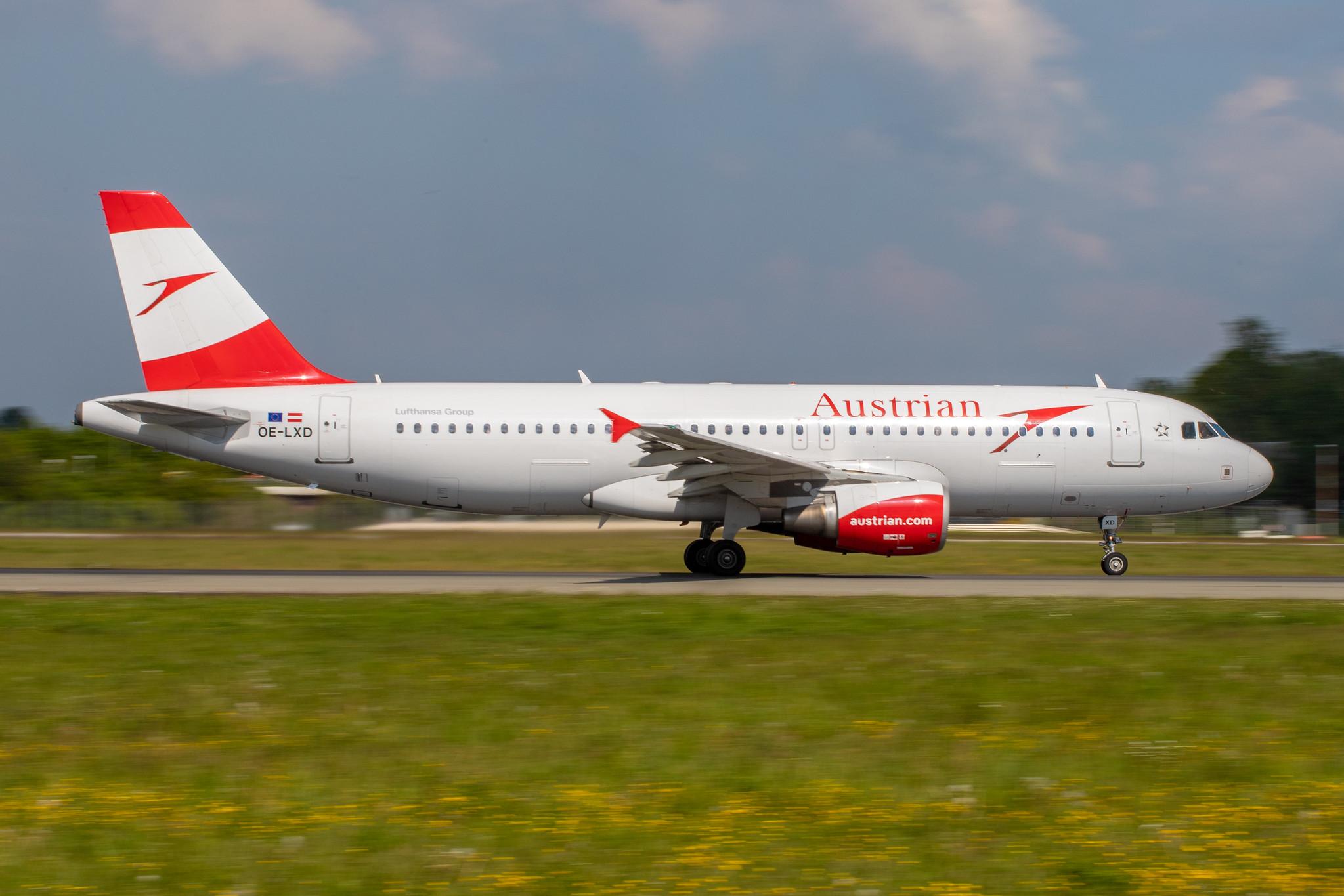 Hamburg Airport: Austrian Airlines (OS / AUA) |  Airbus A320-216 A320 | OE-LXD | MSN 3515