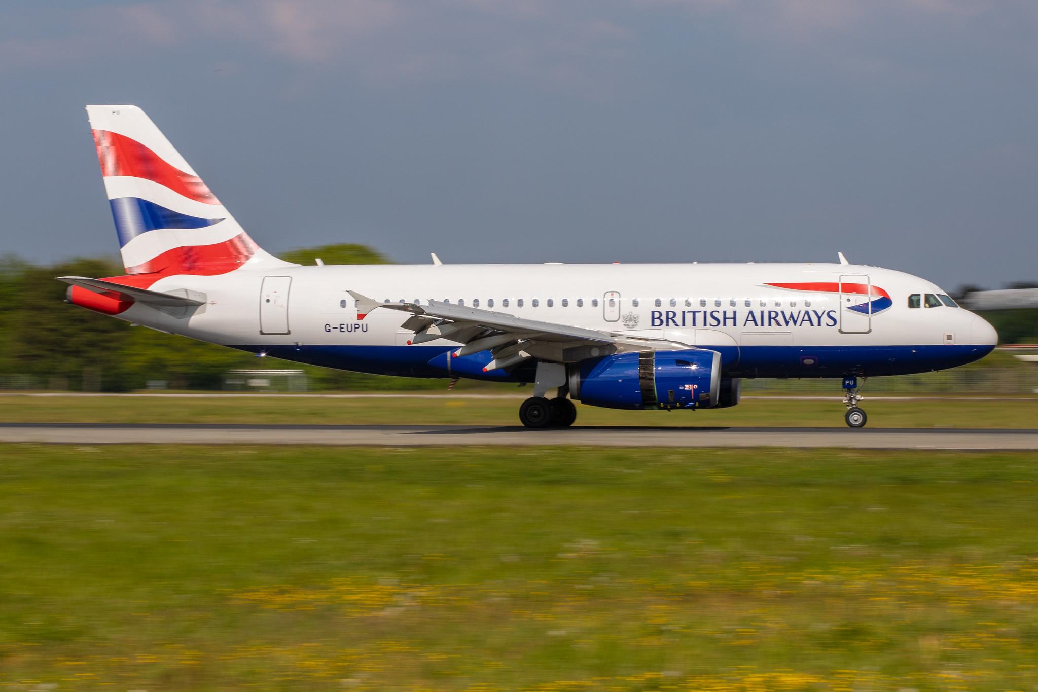 Hamburg Airport: British Airways (BA / BAW) |  Airbus A319-131 A319 | G-EUPU | MSN 1384
