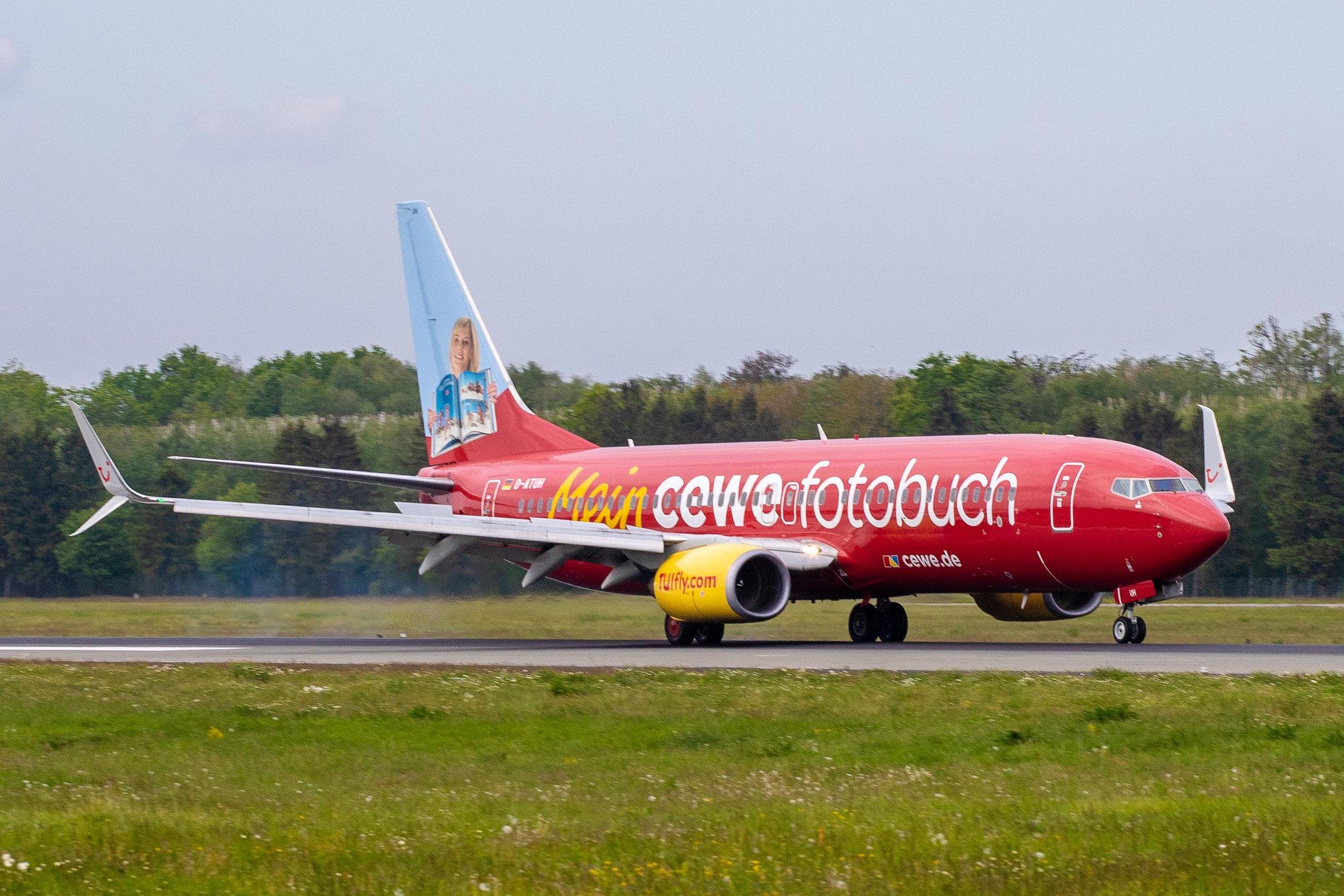 Hamburg Airport: TUI (X3 / TUI) | Operator: TUI fly | Livery: Cewe Fotobuch Livery |  Boeing 737-8K5 B738 | D-ATUH | MSN 34689