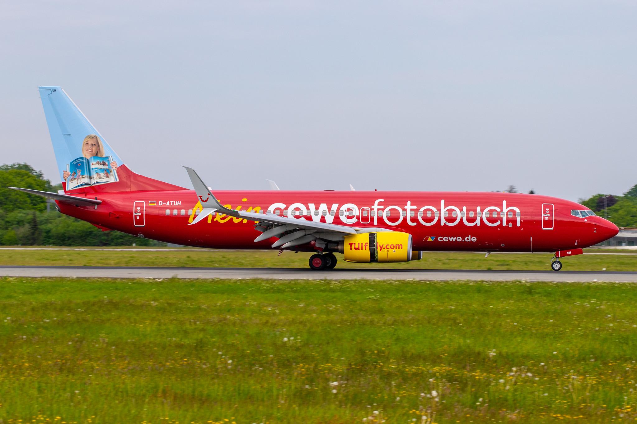 Hamburg Airport: TUI (X3 / TUI) | Operator: TUI fly | Livery: Cewe Fotobuch Livery |  Boeing 737-8K5 B738 | D-ATUH | MSN 34689