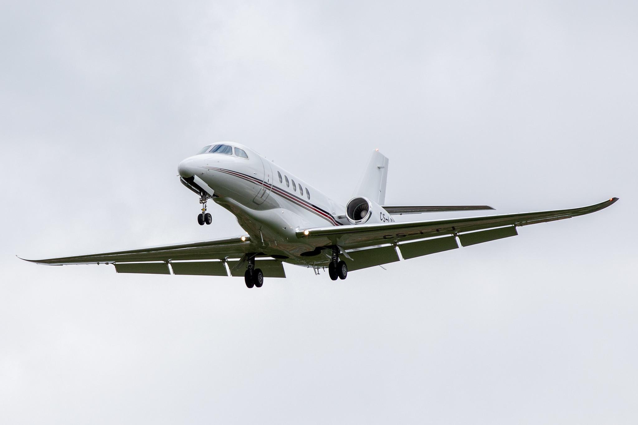 Hamburg Airport: NetJets Europe (/ NJE) | Operator: NetJets |  Cessna 680A Citation Latitude C68A | CS-LTJ | MSN 680A-0165