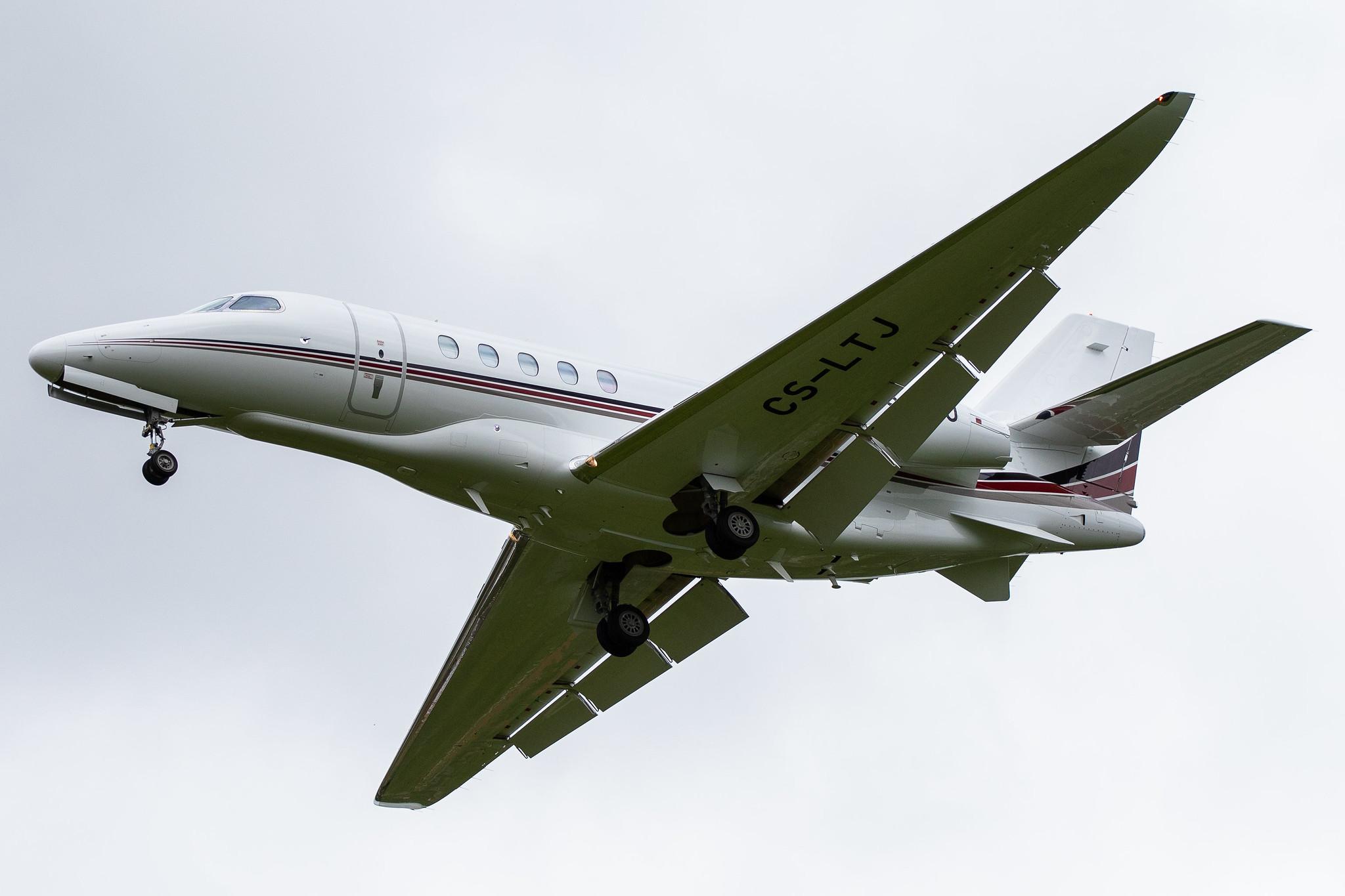 Hamburg Airport: NetJets Europe (/ NJE) | Operator: NetJets |  Cessna 680A Citation Latitude C68A | CS-LTJ | MSN 680A-0165