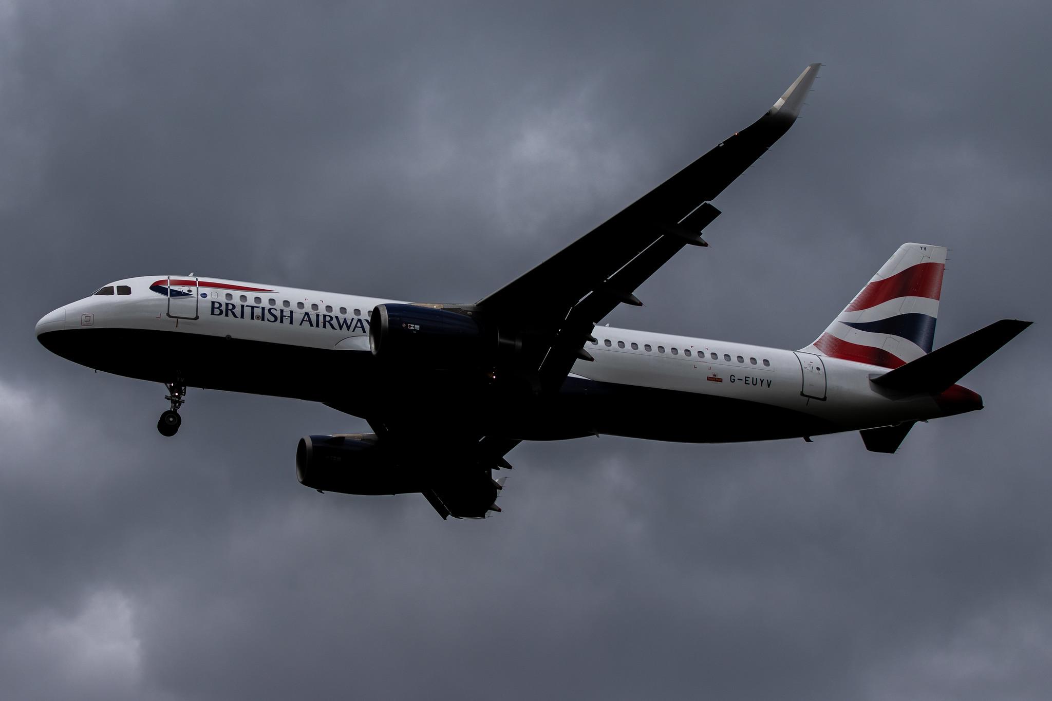 Hamburg Airport: British Airways (BA / BAW) |  Airbus A320-232 A320 | G-EUYV | MSN 6091