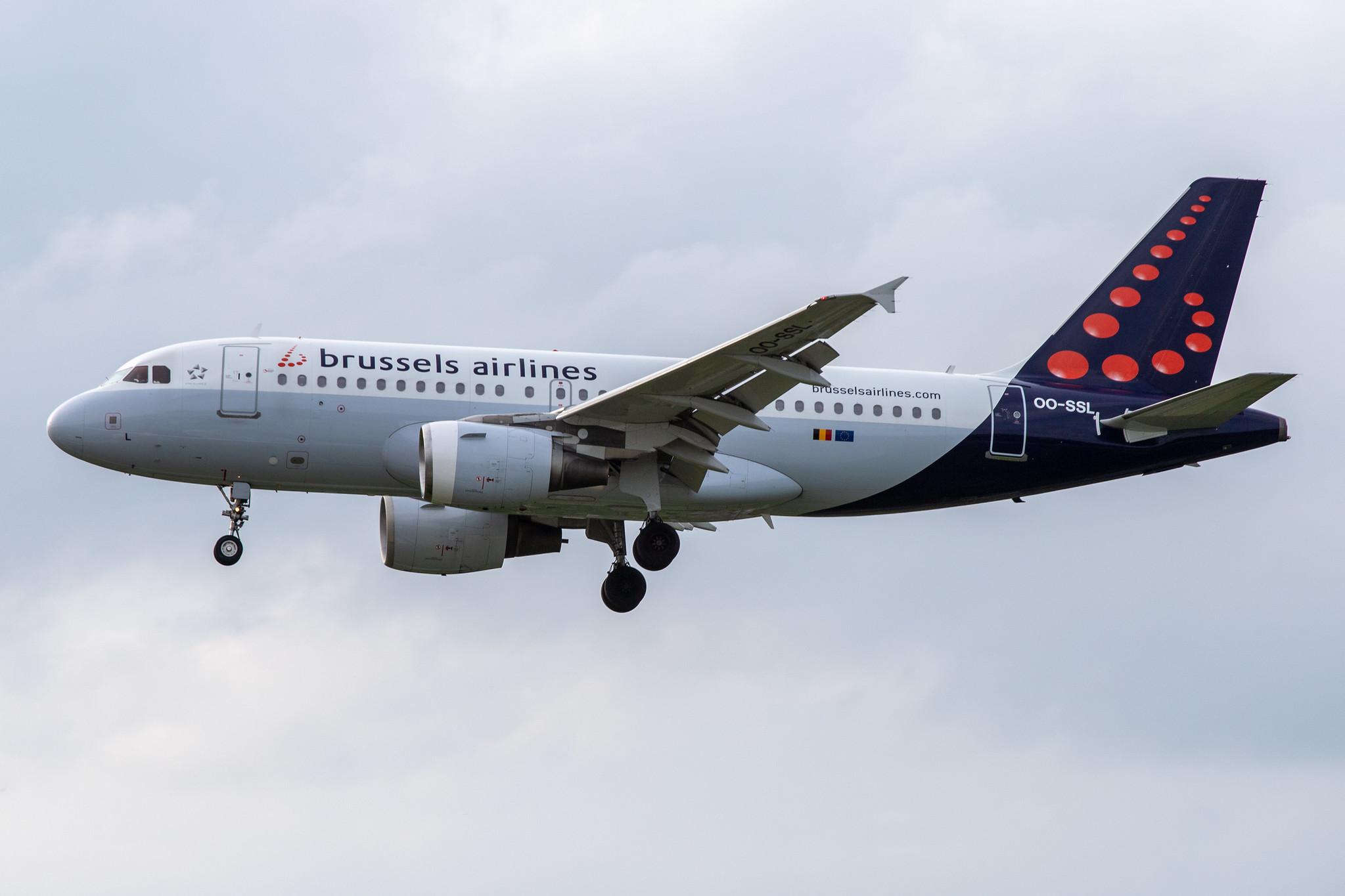 Hamburg Airport: Brussels Airlines (SN / BEL) |  Airbus A319-111 A319 | OO-SSL | MSN 1803