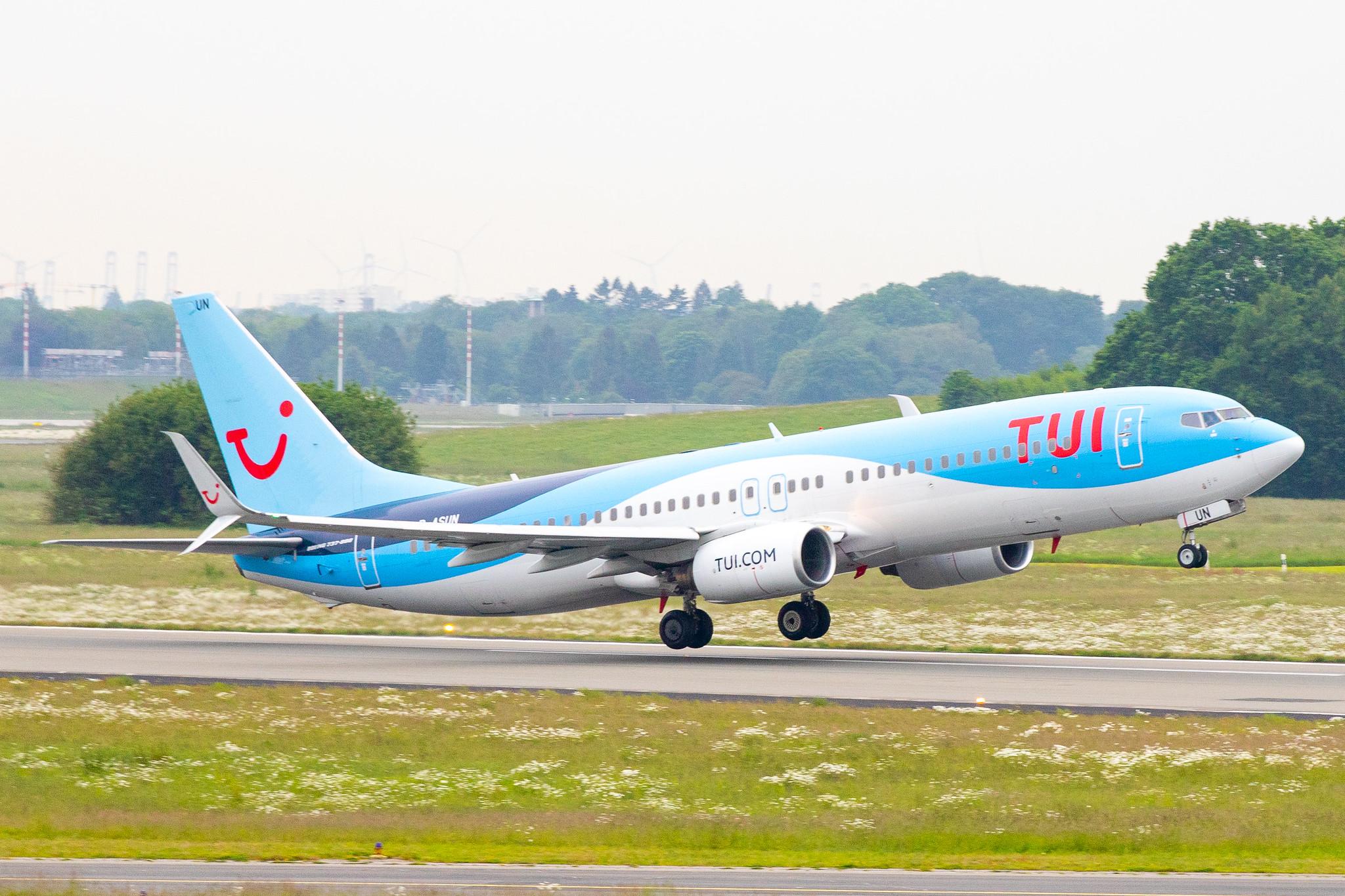 Hamburg Airport: TUI (X3 / TUI) | Operator: TUI fly |  Boeing 737-8BK B738 | D-ASUN | MSN 33023