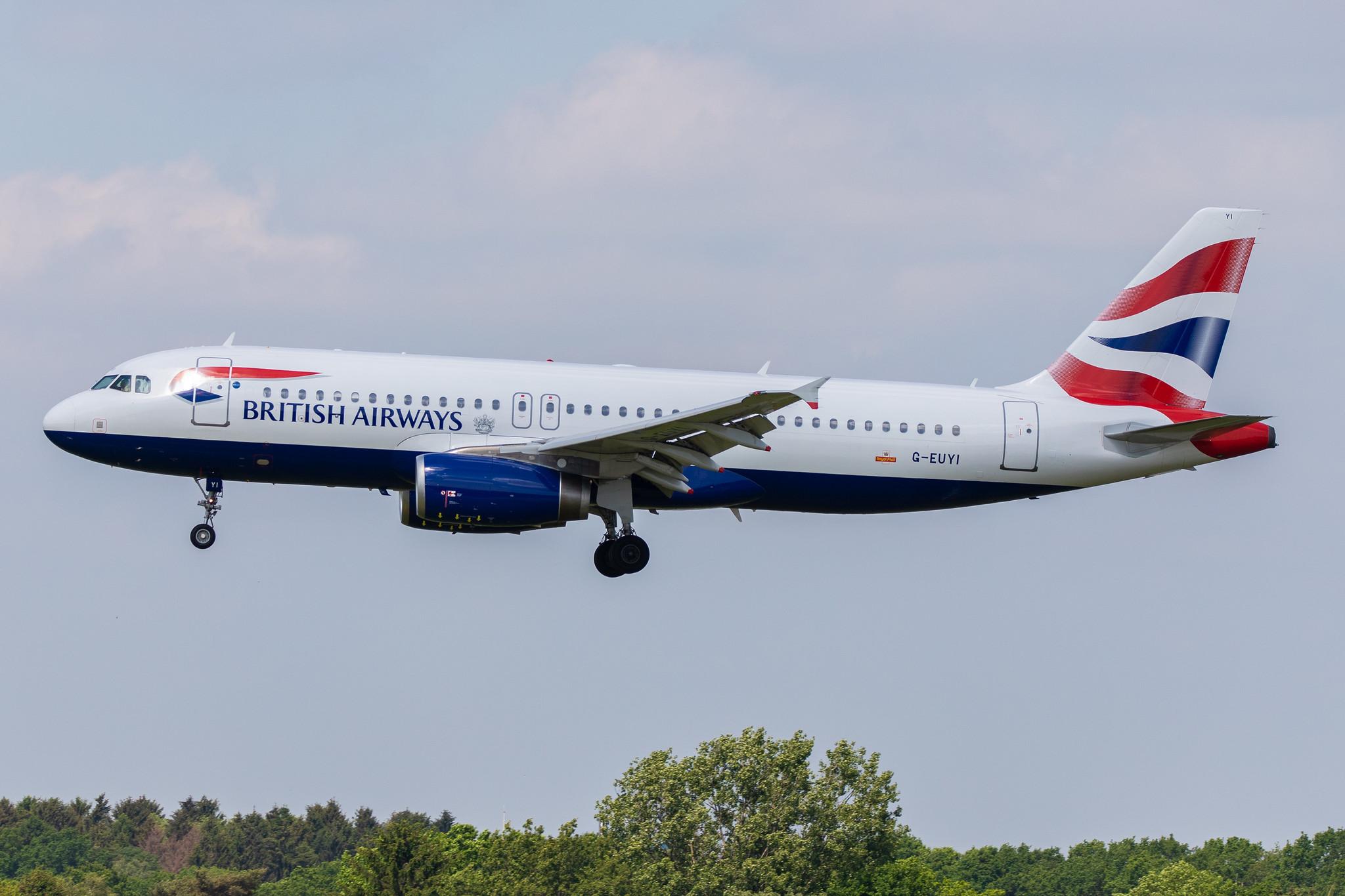 Hamburg Airport: British Airways (BA / BAW) |  Airbus A320-232 A320 | G-EUYI | MSN 4306