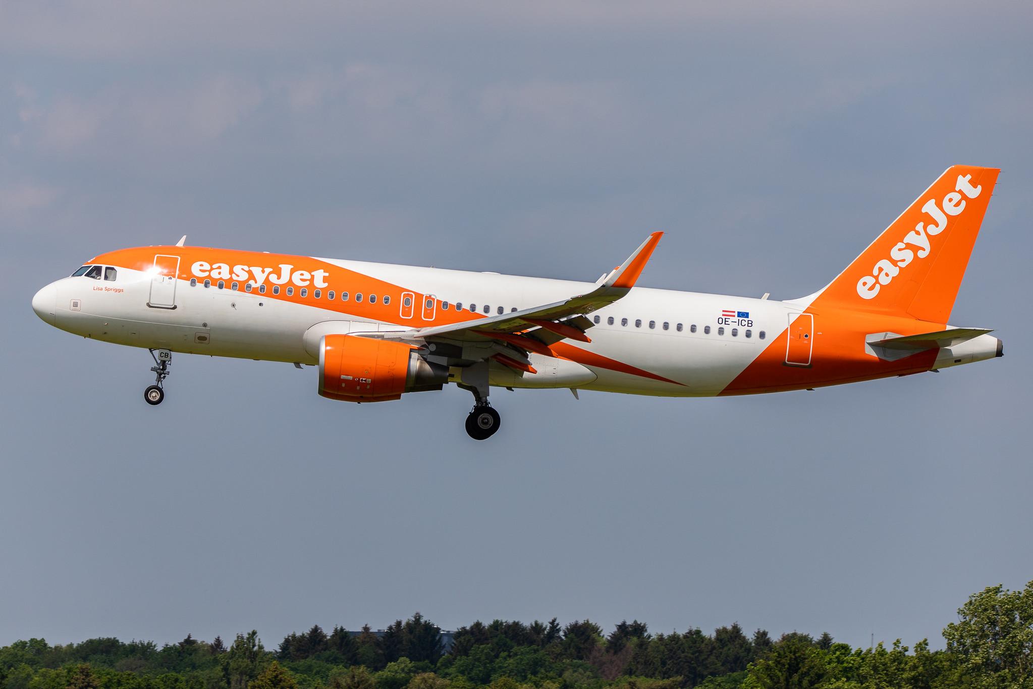 Hamburg Airport: easyJet (U2 / EZY) | Operator: easyJet Europe |  Airbus A320-214 A320 | OE-ICB | MSN 6606