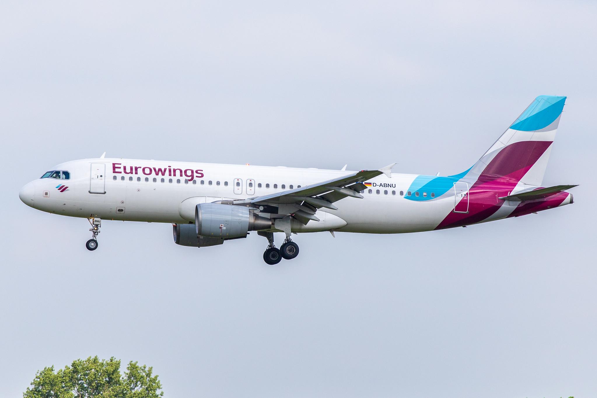 Hamburg Airport: Eurowings (EW / EWG) |  Airbus A320-214 A320 | D-ABNU | MSN 2591