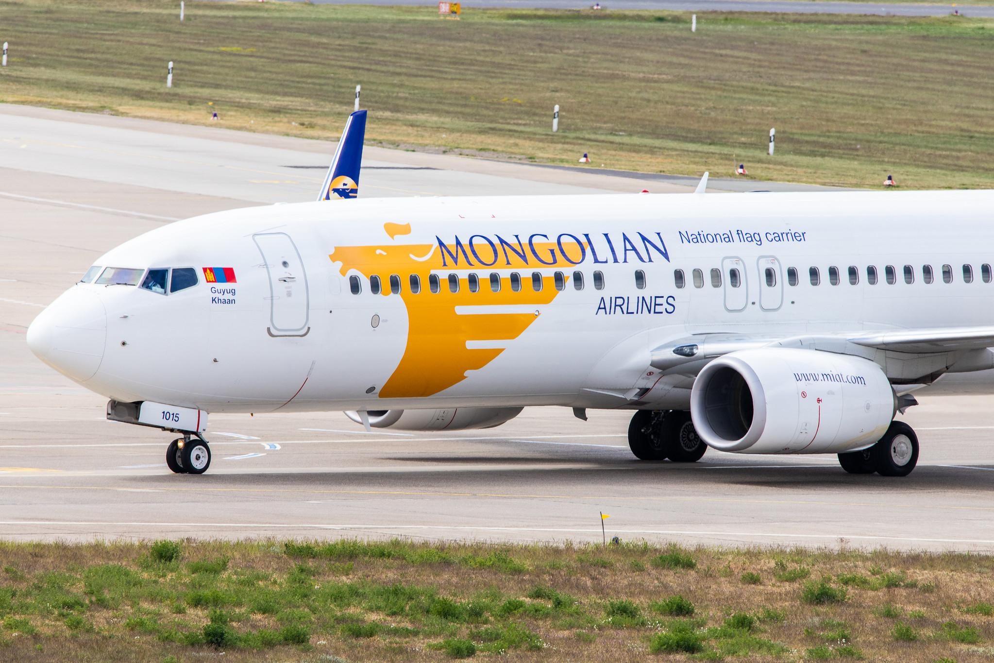 MIAT Mongolian Airlines (OM / MGL) |  Boeing 737-8SH B738 | JU-1015 | MSN 41318