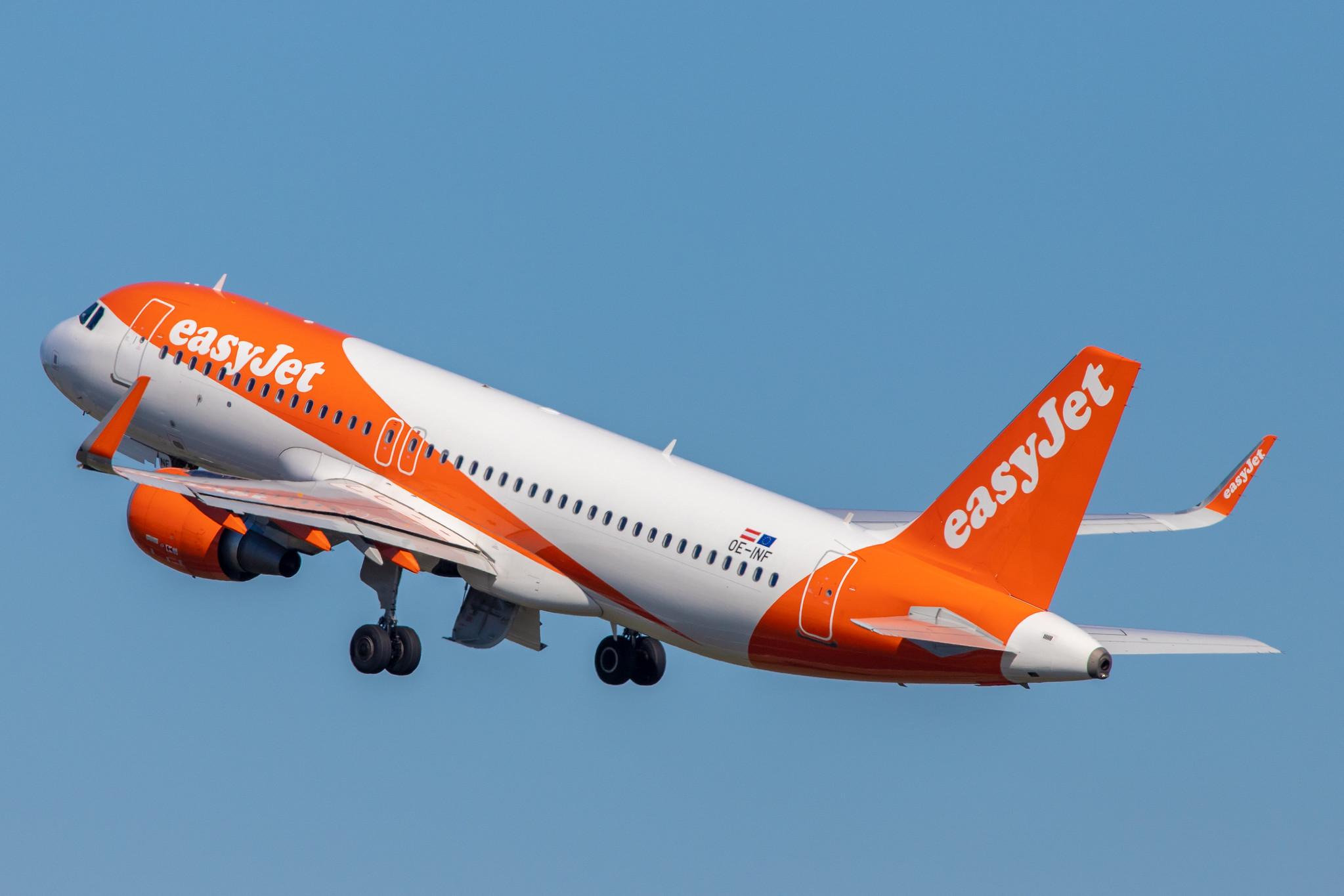 Flughafen Berlin Tegel (TXL): easyJet (U2 / EZY) | Operator: easyJet Europe |  Airbus A320-214 A320 | OE-INF | MSN 7785