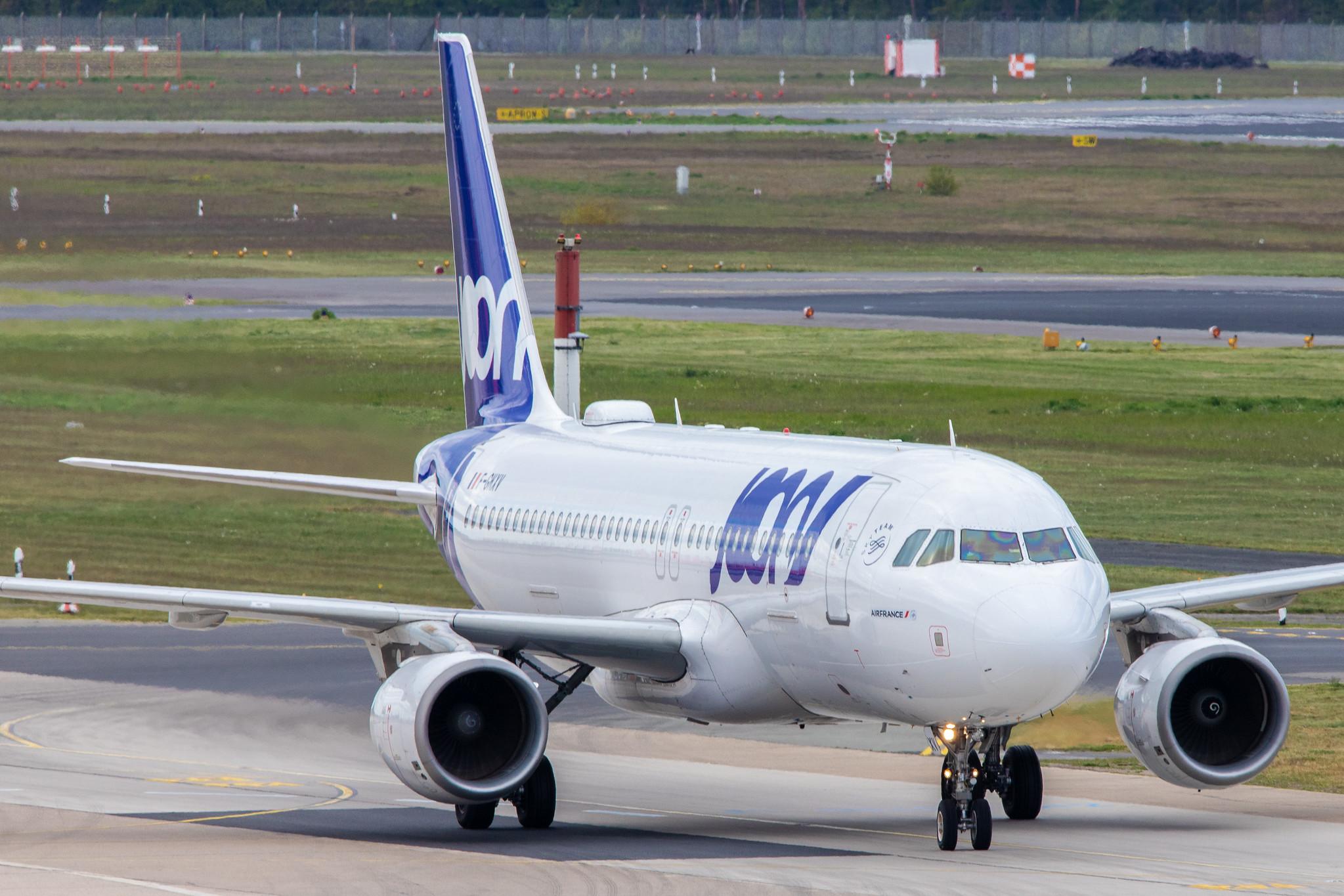 Flughafen Berlin Tegel (TXL): JOON ( / JON) |  Airbus A320-214 A320 | F-GKXV | MSN 4084