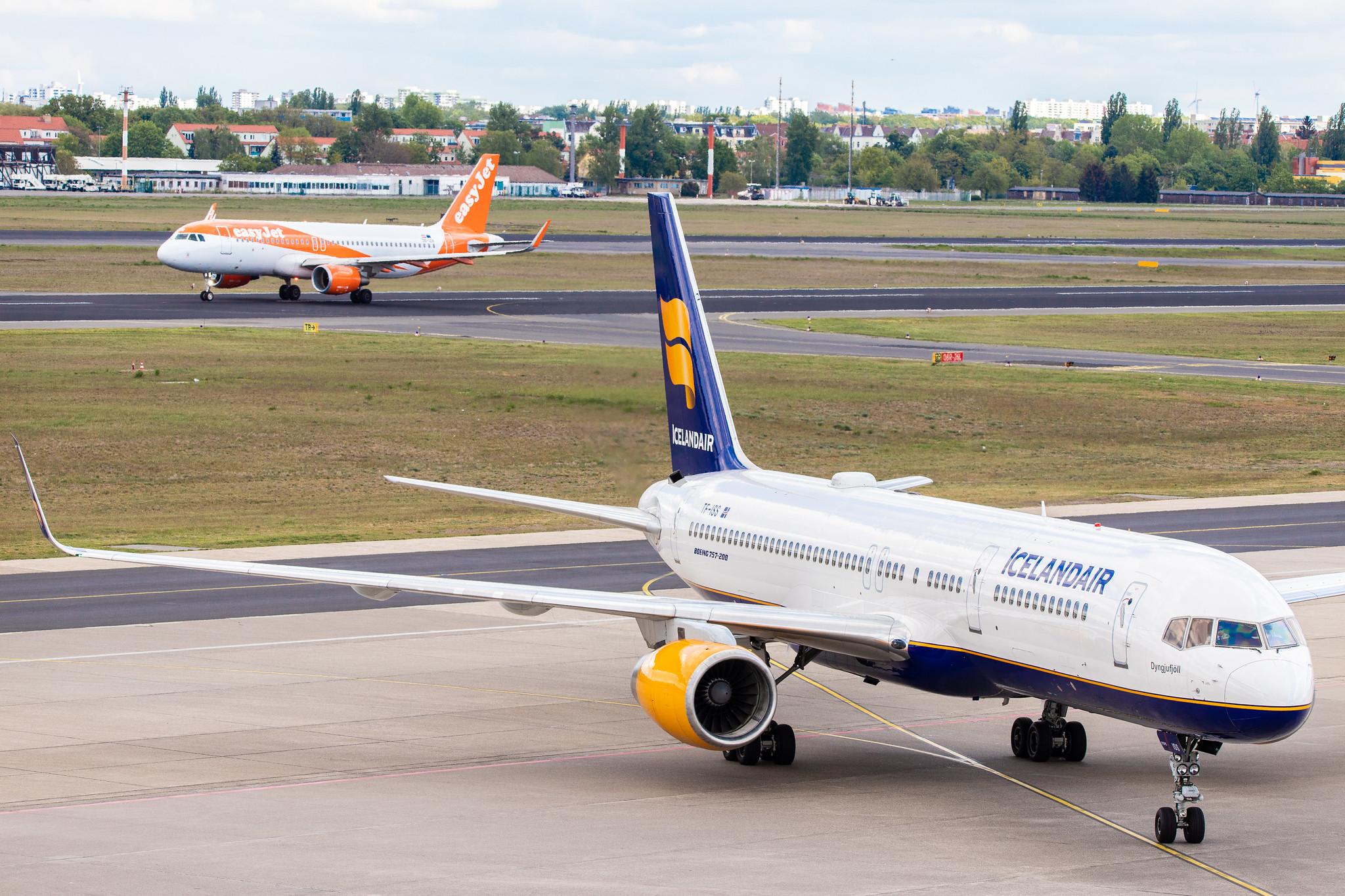 Flughafen Berlin Tegel (TXL): Icelandair (FI / ICE) |  Boeing 757-223 B752 | TF-ISS | MSN 27447