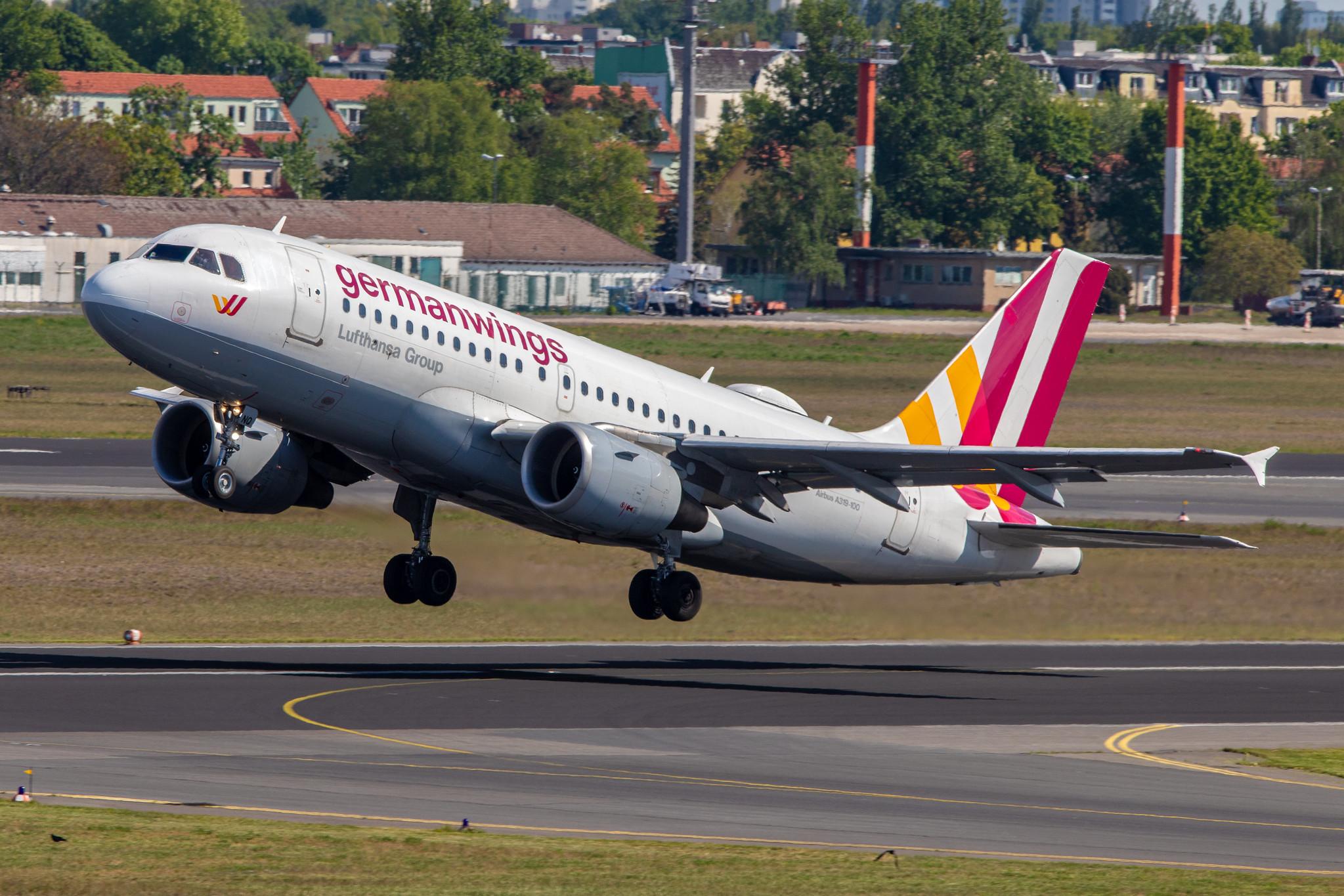 Flughafen Berlin Tegel (TXL): Eurowings Airbus A319-112 A319 operated by Germanwings D-AKNQ MSN 1170