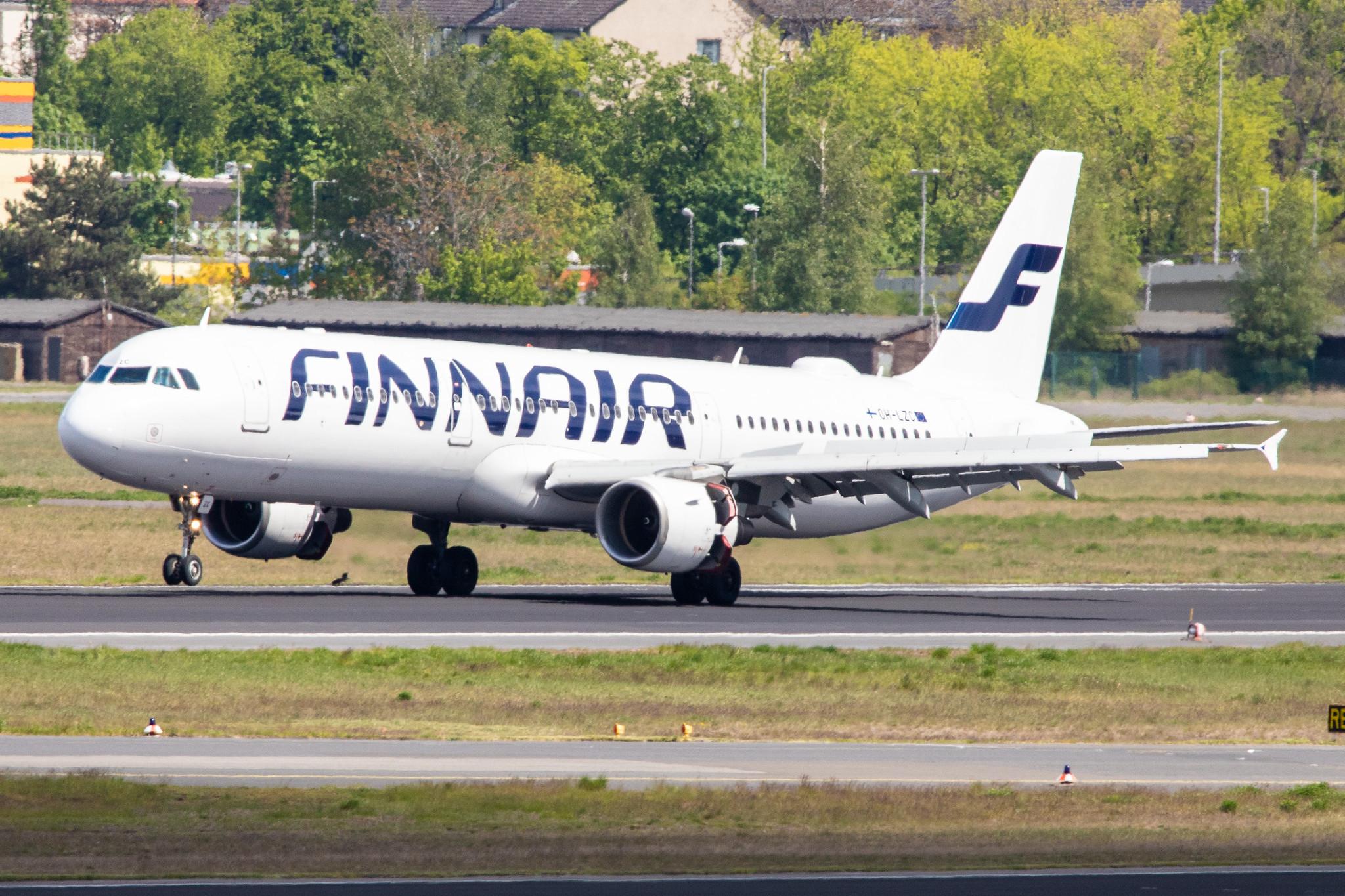 Flughafen Berlin Tegel (TXL): Finnair Airbus A321-211 A321 OH-LZC MSN 1185