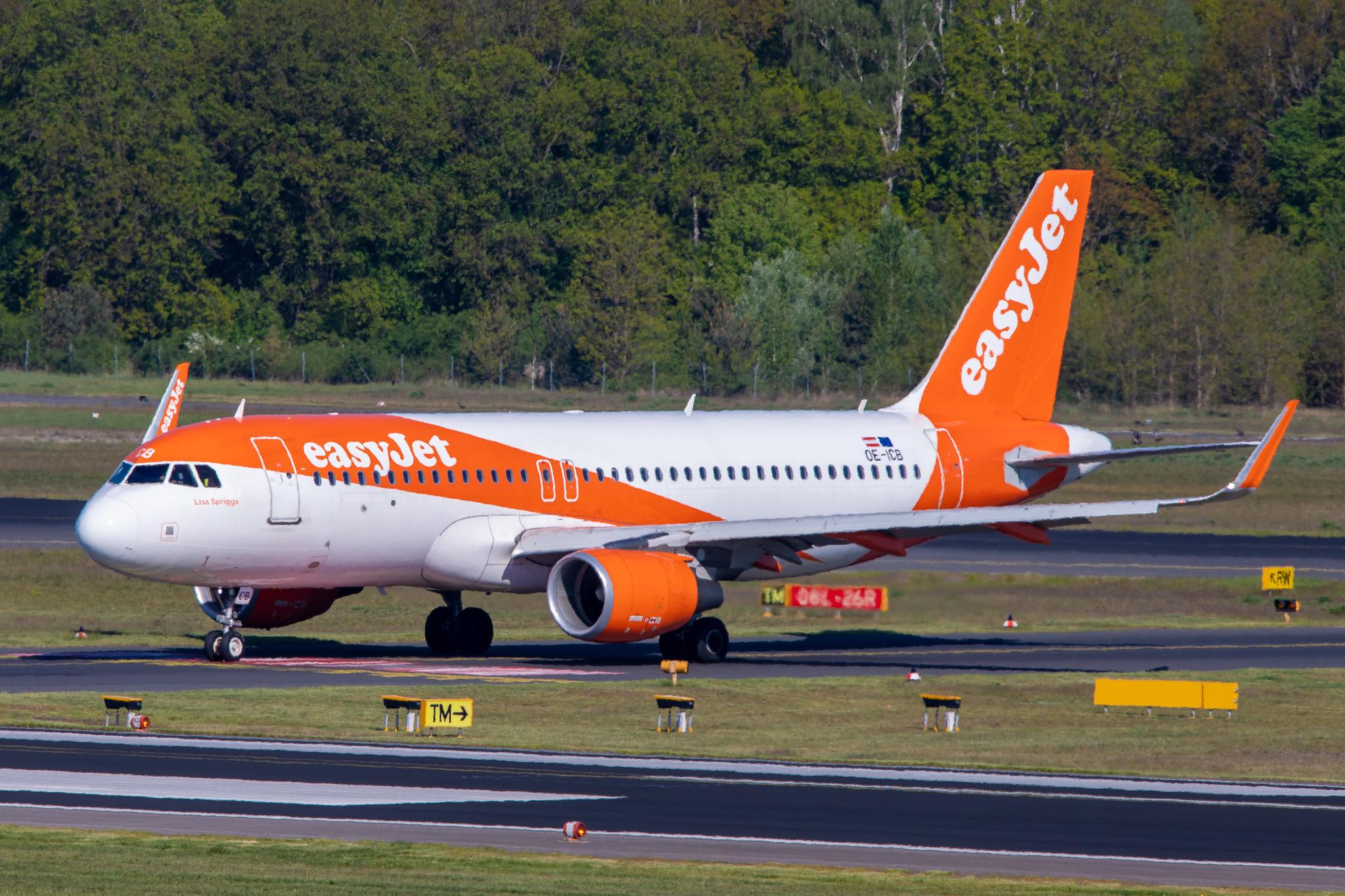 Flughafen Berlin Tegel (TXL): easyJet (U2 / EZY) | Operator: easyJet Europe |  Airbus A320-214 A320 | OE-ICB | MSN 6606