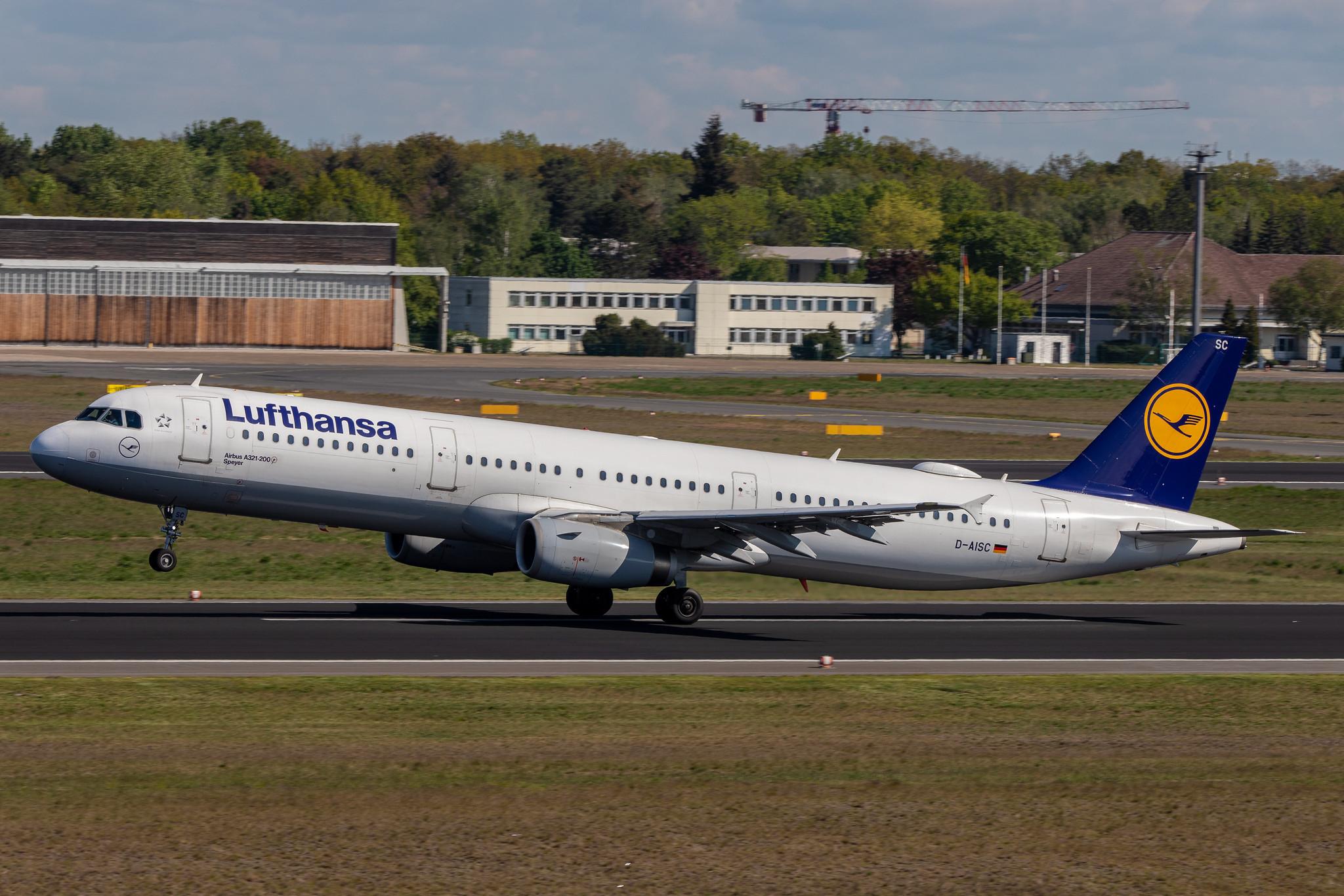 Flughafen Berlin Tegel (TXL): Lufthansa Airbus A321-231 A321 D-AISC MSN 1161