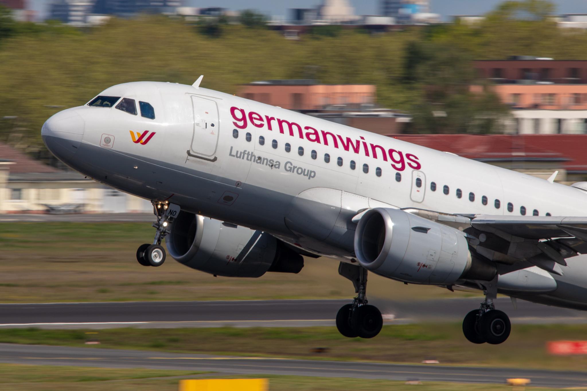 Flughafen Berlin Tegel (TXL): Eurowings (EW / EWG) | Operator: Germanwings |  Airbus A319-112 A319 | D-AKNO | MSN 1147