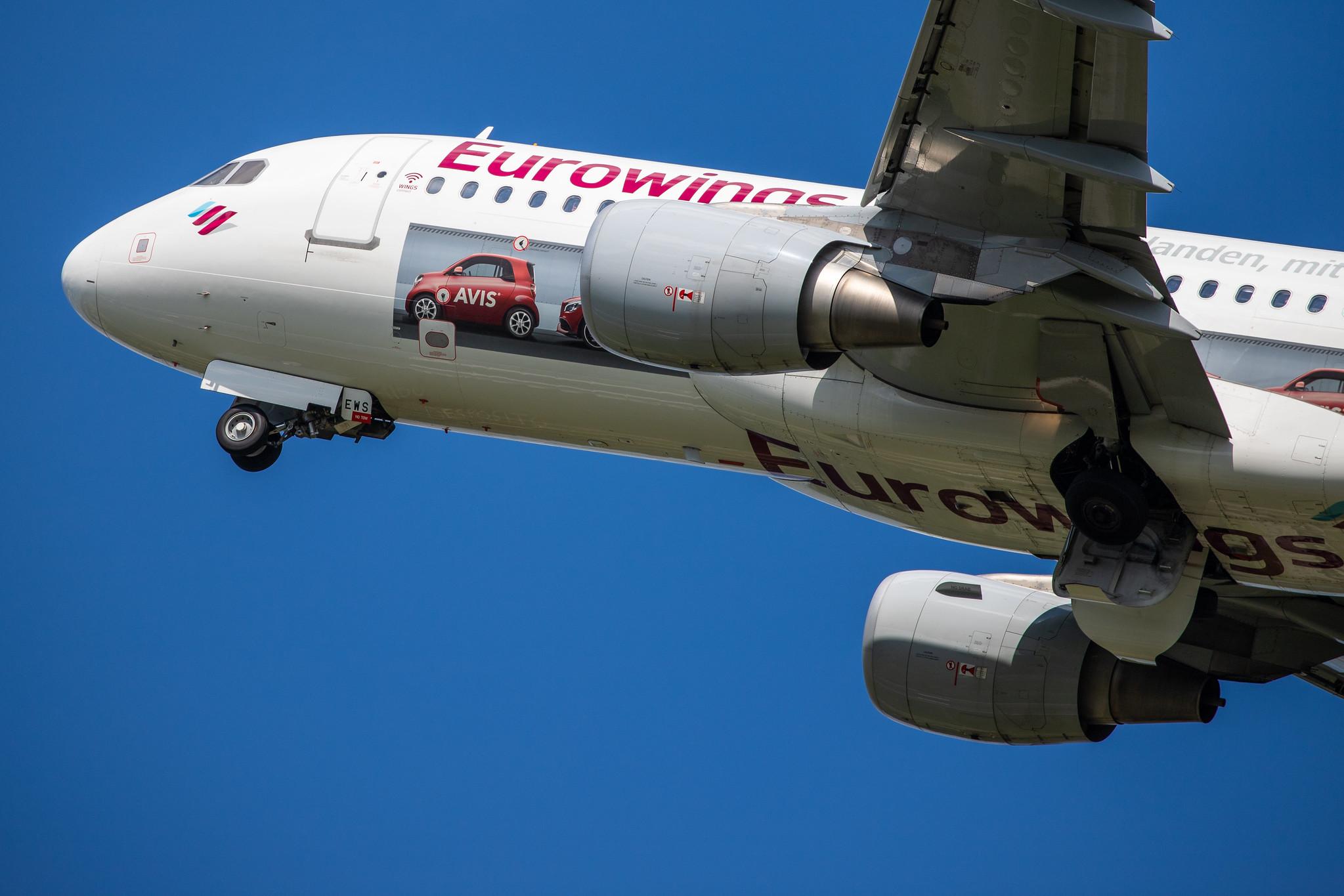 Hamburg Airport: Eurowings (EW / EWG) | Livery: AVIS Livery | Airbus A320-214 A320 | D-AEWS | MSN 7439
