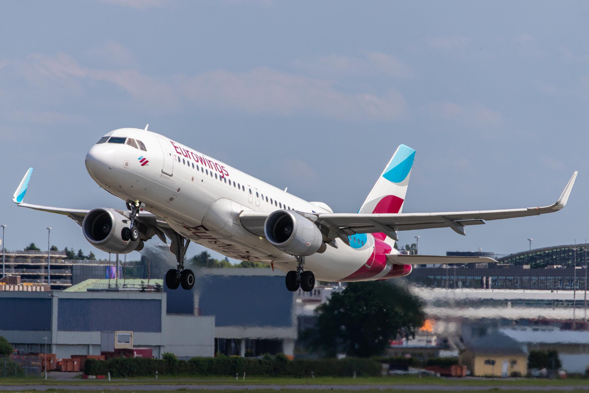 Hamburg Airport: Eurowings (EW / EWG) |  Airbus A320-214 A320 | D-AEWG | MSN 7121