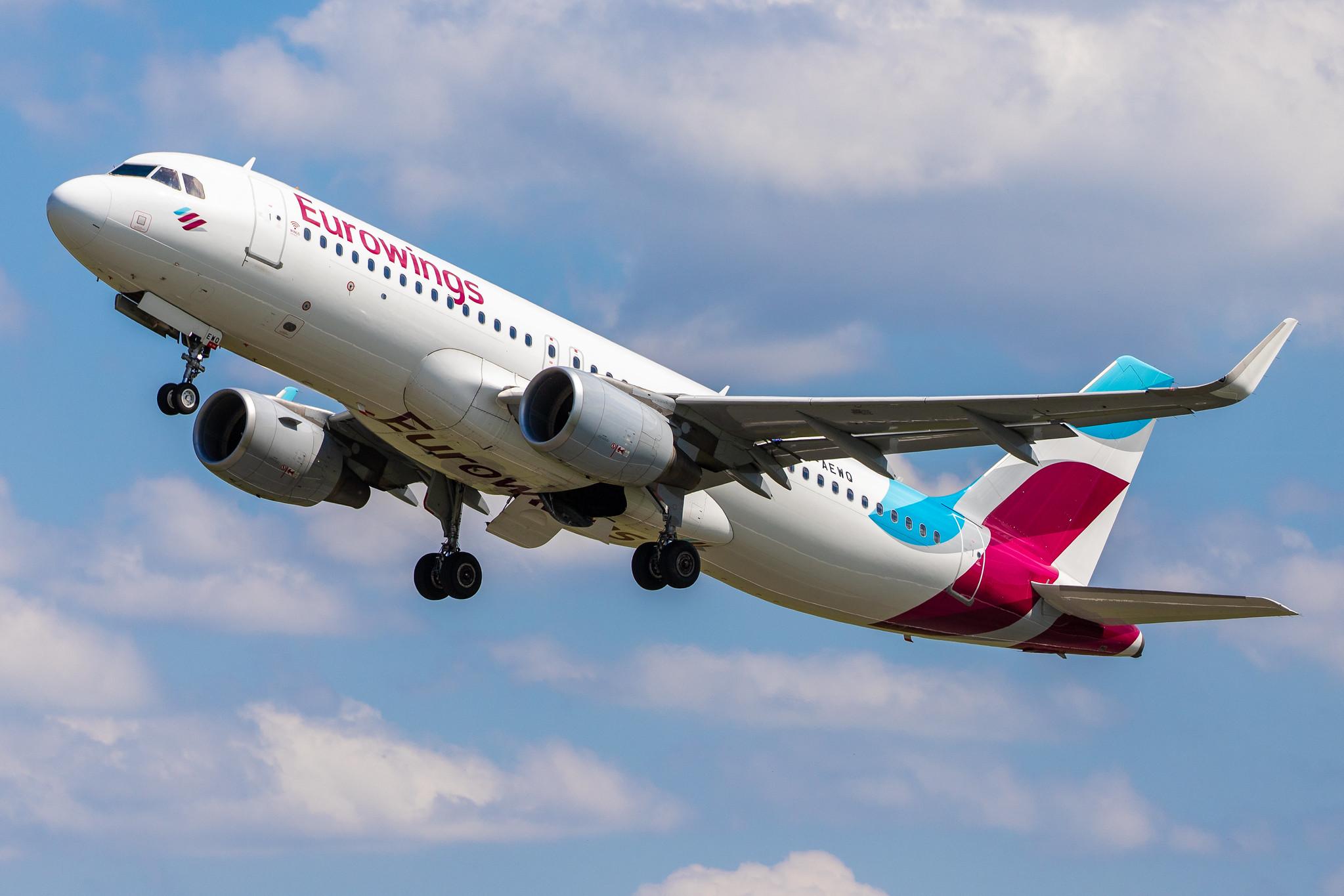 Hamburg Airport: Eurowings (EW / EWG) |  Airbus A320-214 A320 | D-AEWQ | MSN 7398