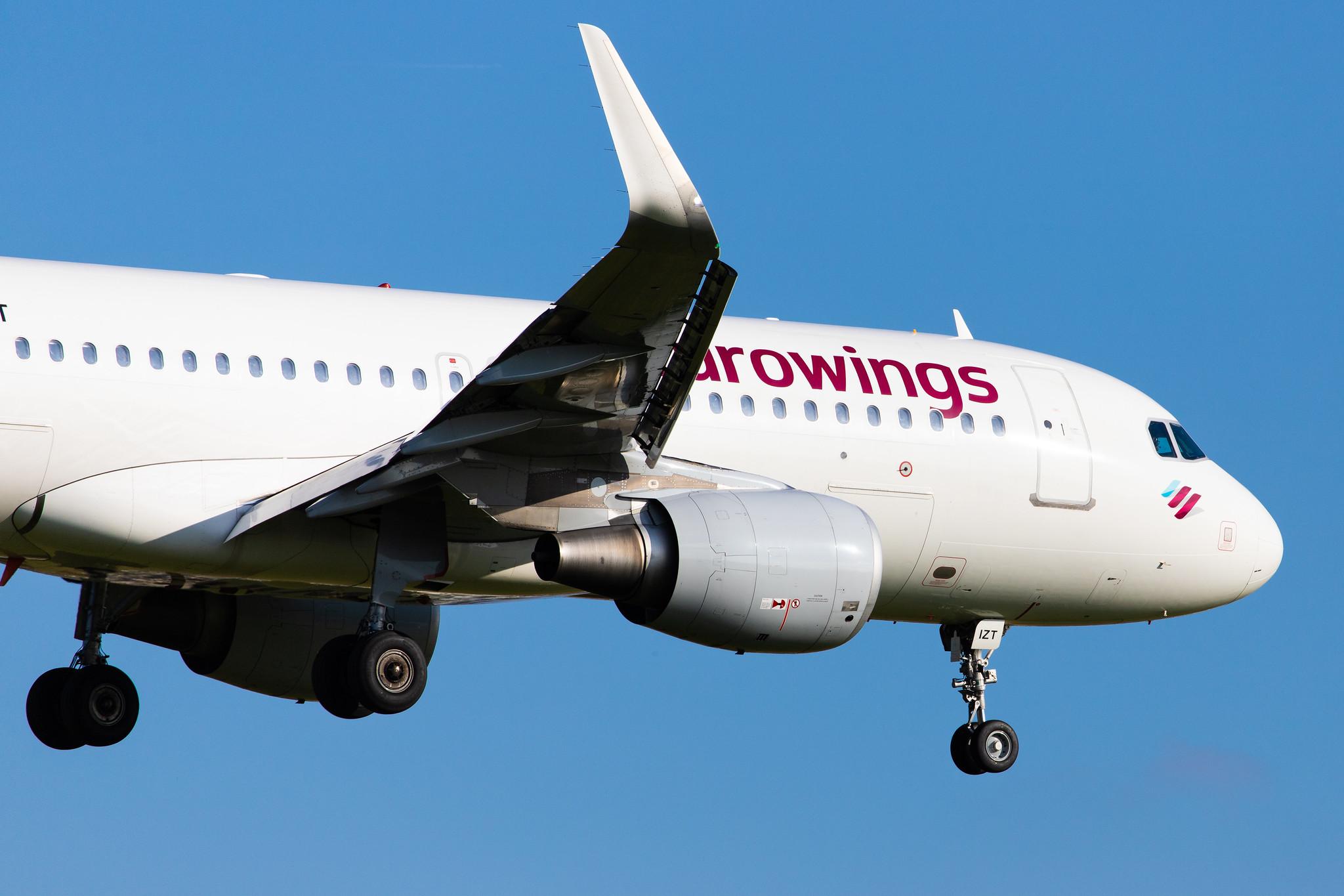 Hamburg Airport: Eurowings (EW / EWG) |  Airbus A320-214 A320 | D-AIZT | MSN 5601