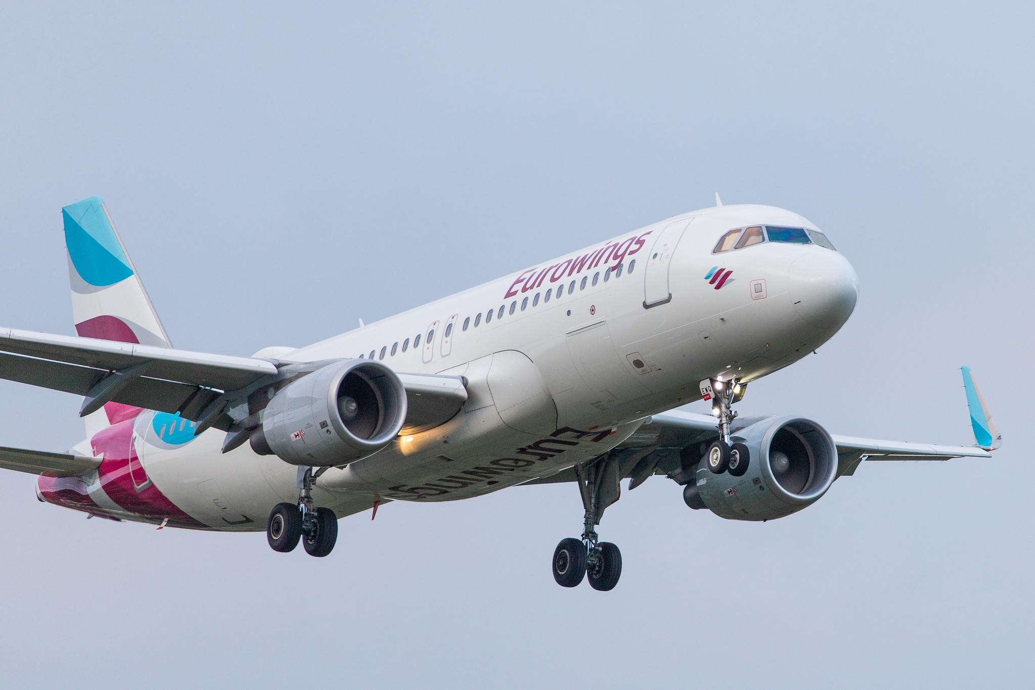 Hamburg Airport (HAM/EDDH): Eurowings (EW / EWG) |  Airbus A320-214 A320 | D-AEWQ | MSN 7398