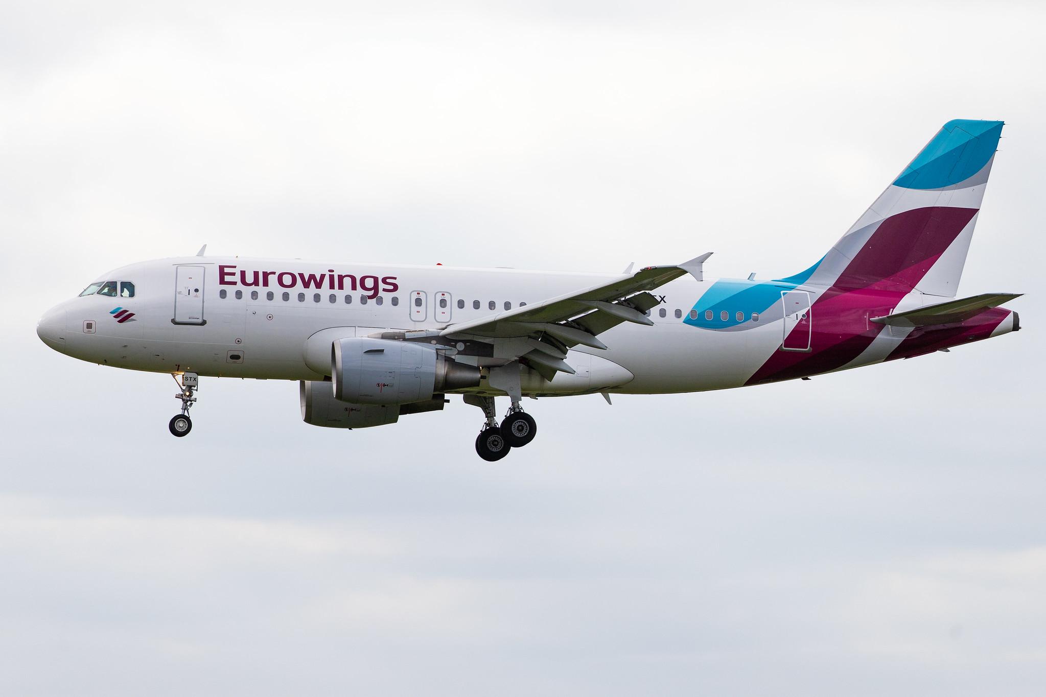 Hamburg Airport (HAM/EDDH): Eurowings (EW / EWG) | Operator: Germanwings |  Airbus A319-112 A319 | D-ASTX | MSN 3202