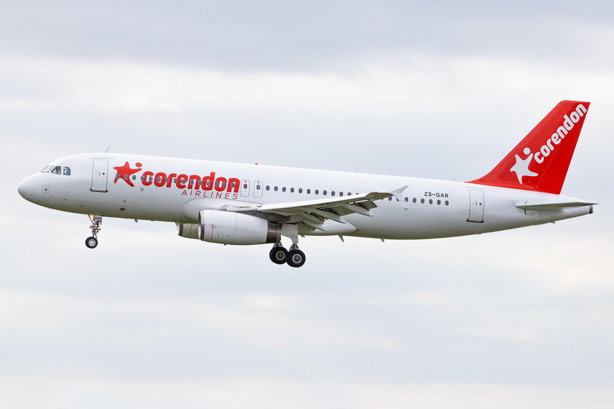 Hamburg Airport (HAM/EDDH): Corendon Airlines (XC / CAI) | Operator: Global Aviation Operations |  Airbus A320-231 A320 | ZS-GAR | MSN 0053