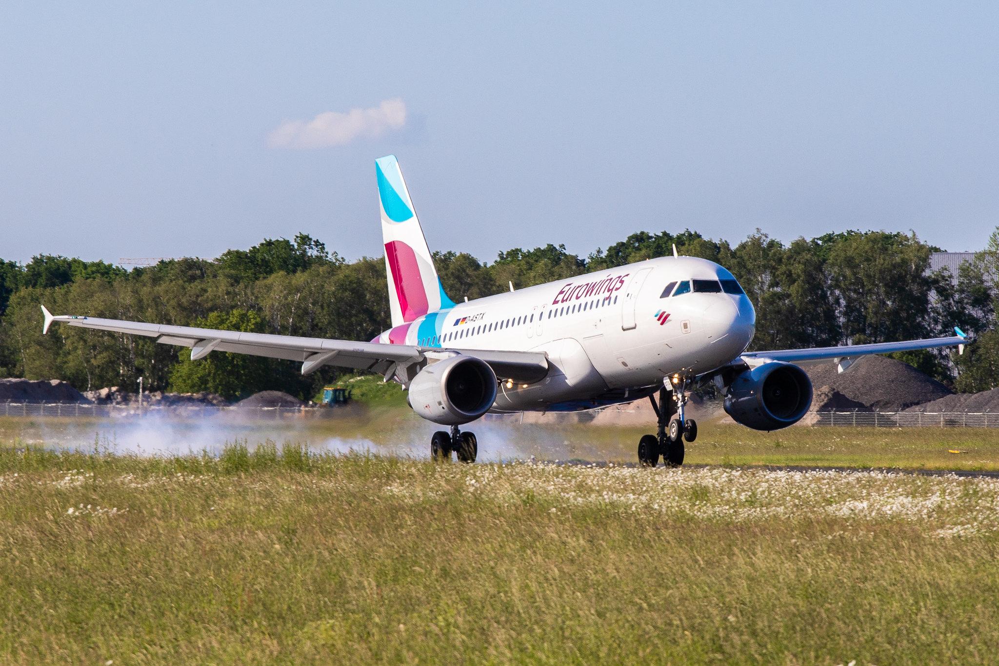 Hamburg Airport (HAM/EDDH): Eurowings (EW / EWG) | Operator: Germanwings |  Airbus A319-112 A319 | D-ASTX | MSN 3202
