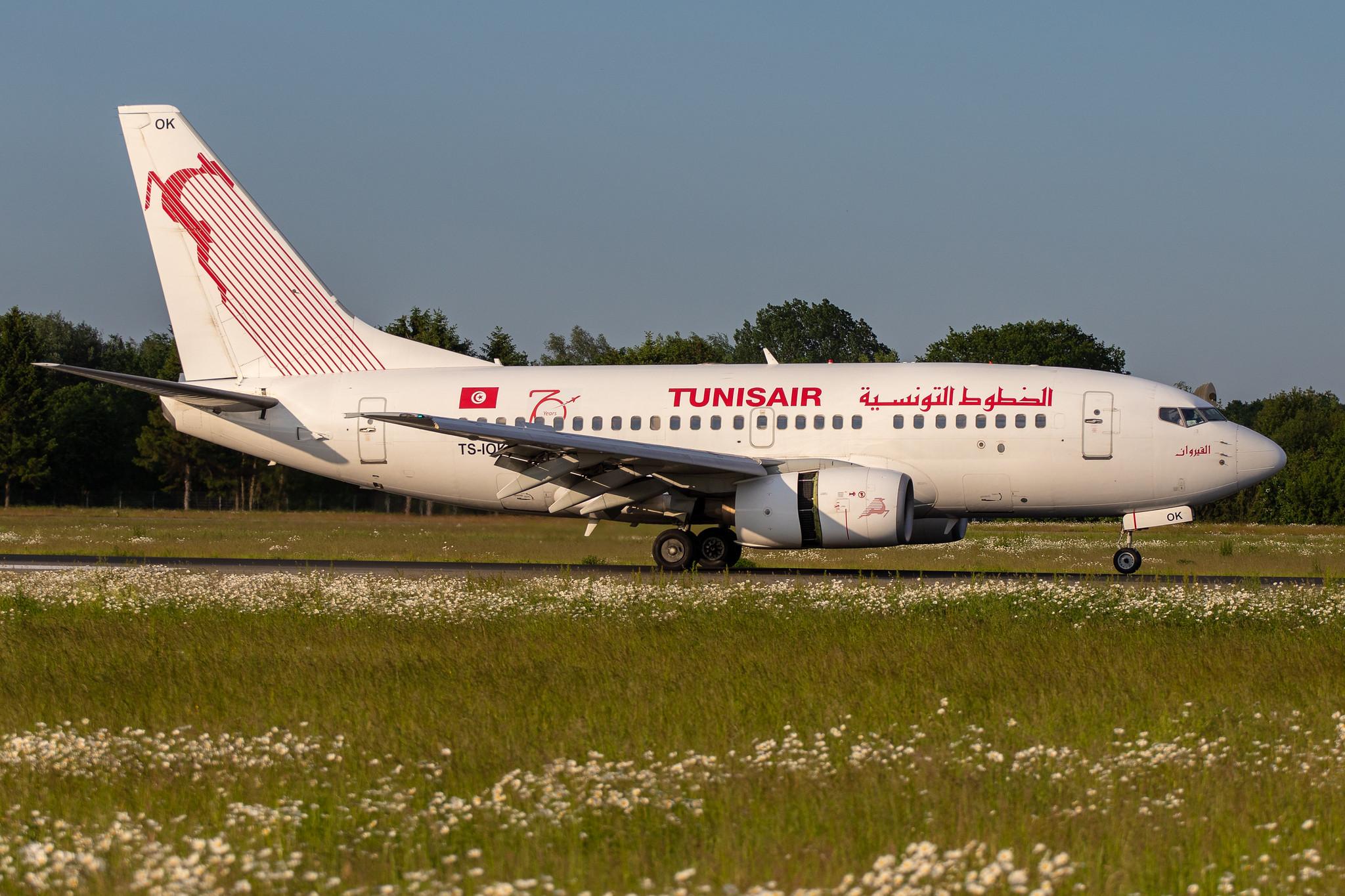 Hamburg Airport: Tunisair (TU / TAR) |  Boeing 737-6H3 B736 | TS-IOK | MSN 29496