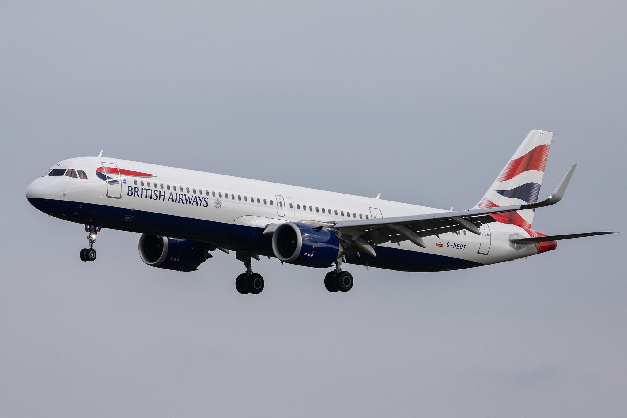 Hamburg Airport: British Airways (BA / BAW) |  Airbus A321-251NX A21N | G-NEOT | MSN 8718