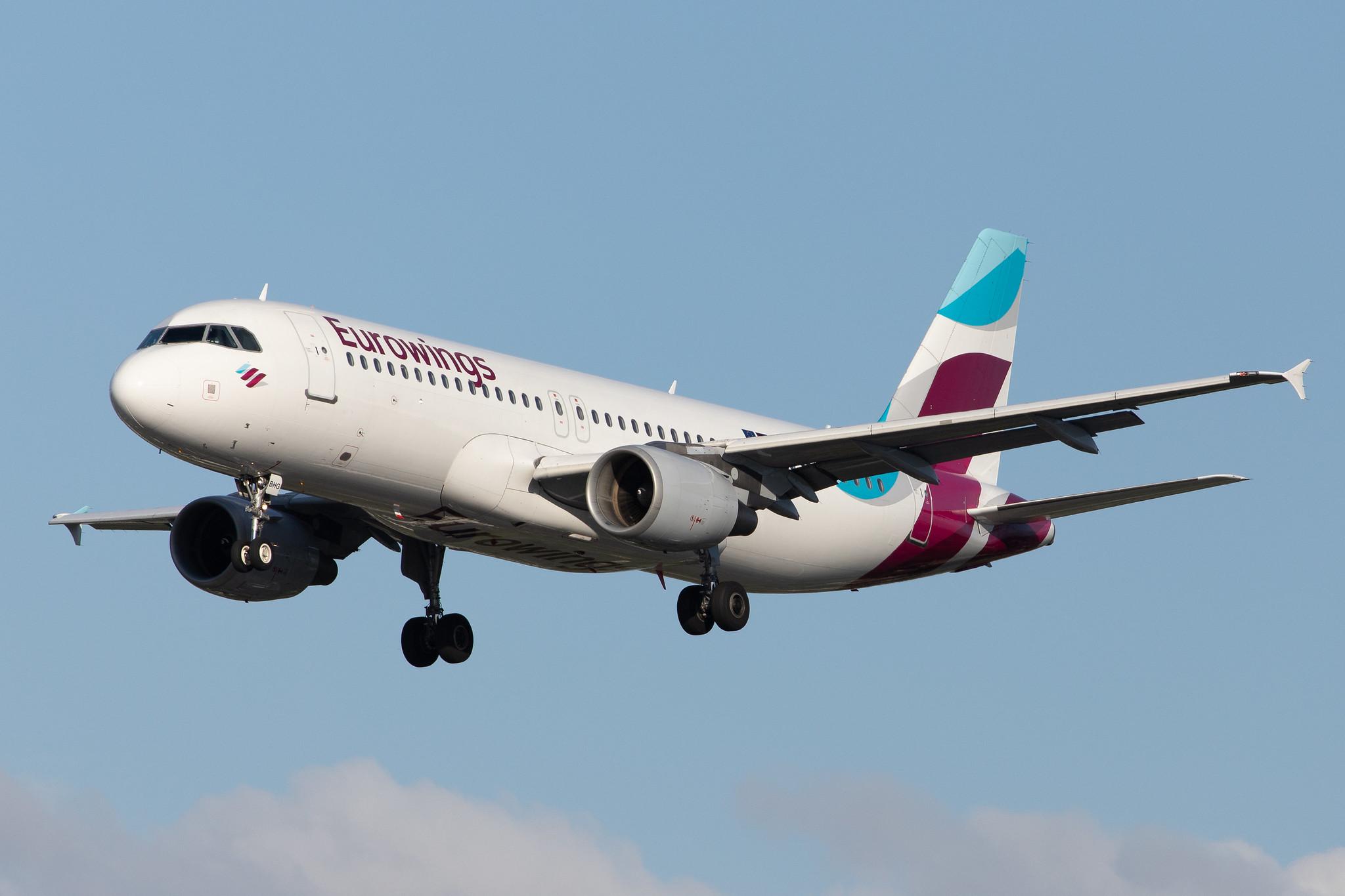 Hamburg Airport: Eurowings (EW / EWG) |  Airbus A320-214 A320 | D-ABHG | MSN 2867