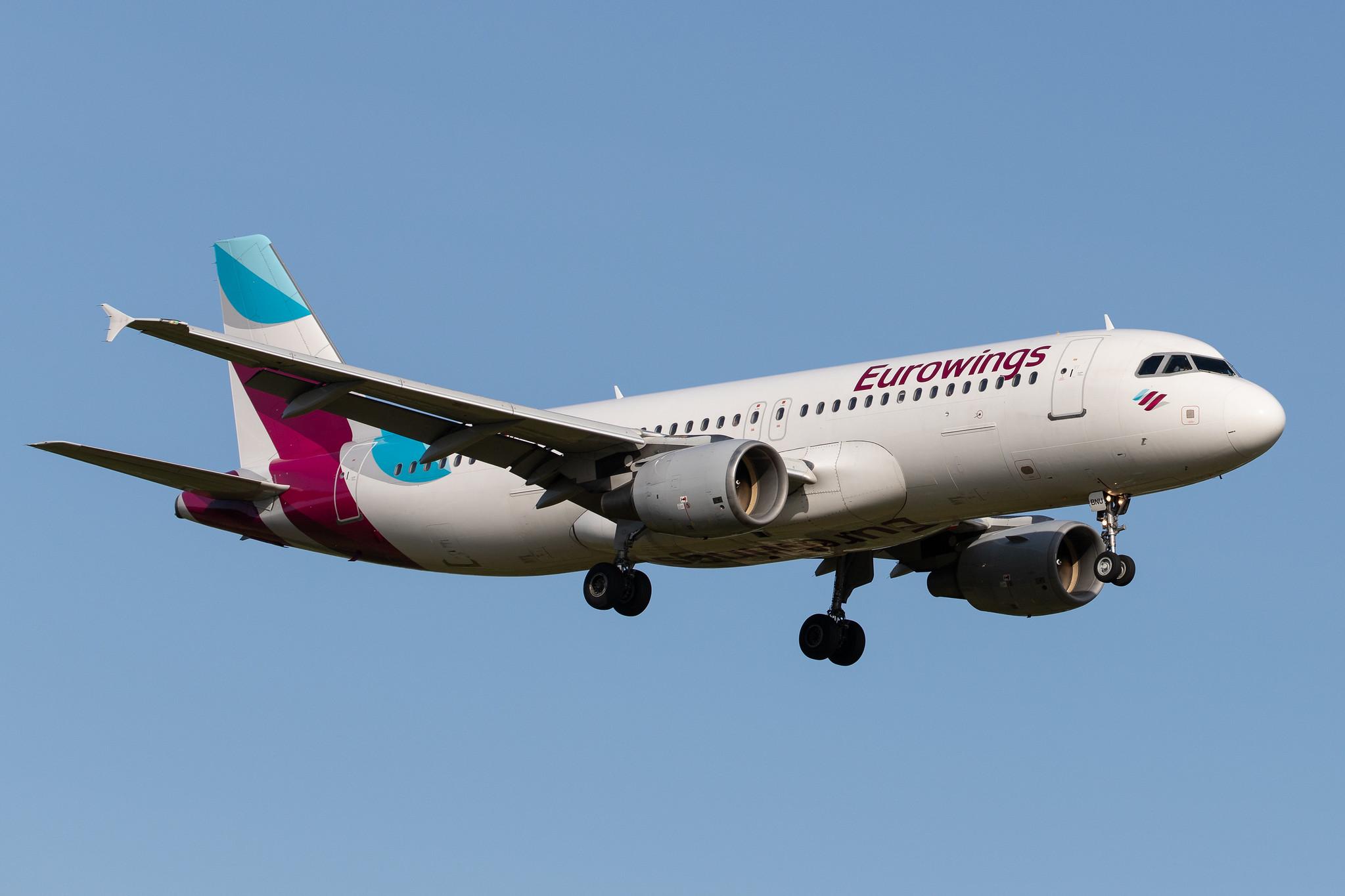 Hamburg Airport: Eurowings (EW / EWG) |  Airbus A320-214 A320 | D-ABNU | MSN 2591