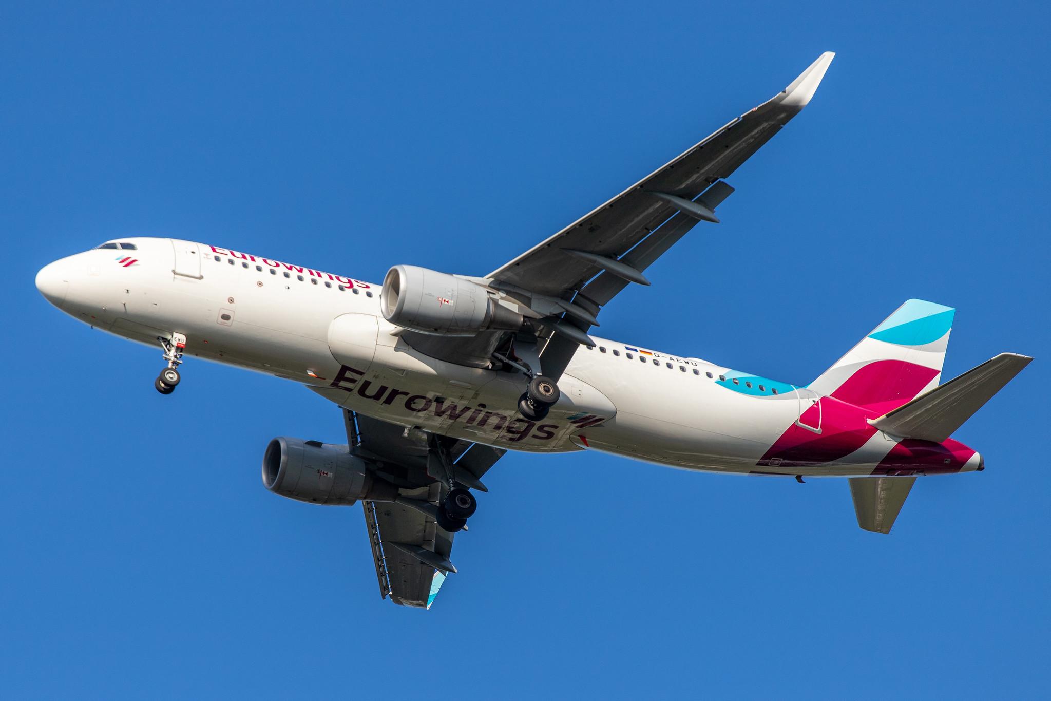Hamburg Airport: Eurowings (EW / EWG) |  Airbus A320-214 A320 | D-AEWU | MSN 7513