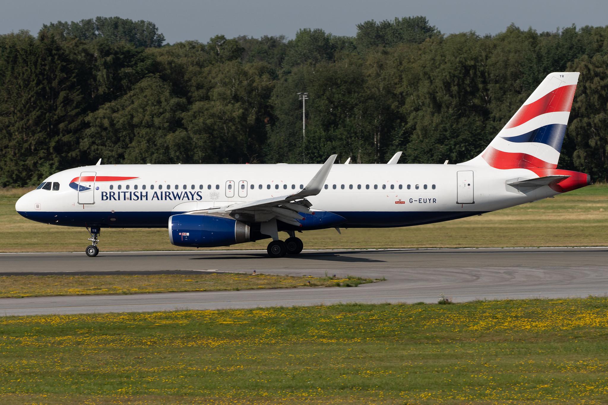 Hamburg Airport: British Airways (BA / BAW) |  Airbus A320-232 A320 | G-EUYR | MSN 5856