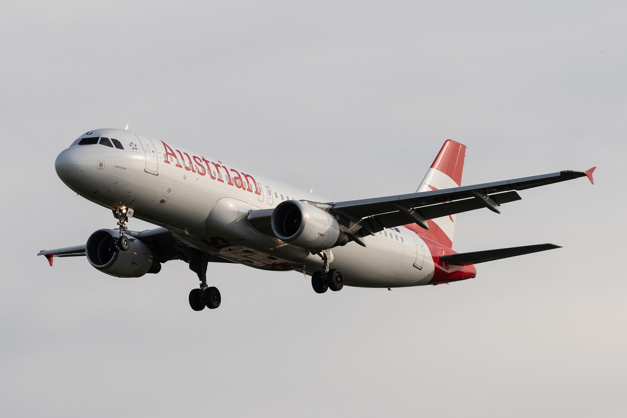 Hamburg Airport: Austrian Airlines (OS / AUA) | Airbus A320-214 A320 | OE-LBU | MSN 1478