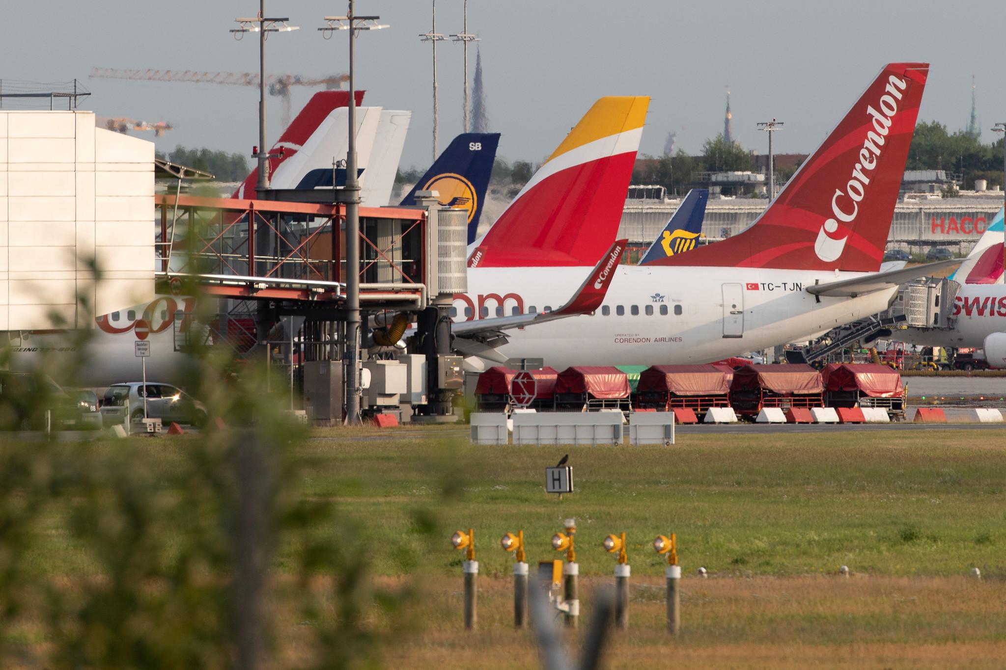 Hamburg Airport: Corendon Airlines (XC / CAI) |  Boeing 737-85P B738 | TC-TJN | MSN 28535